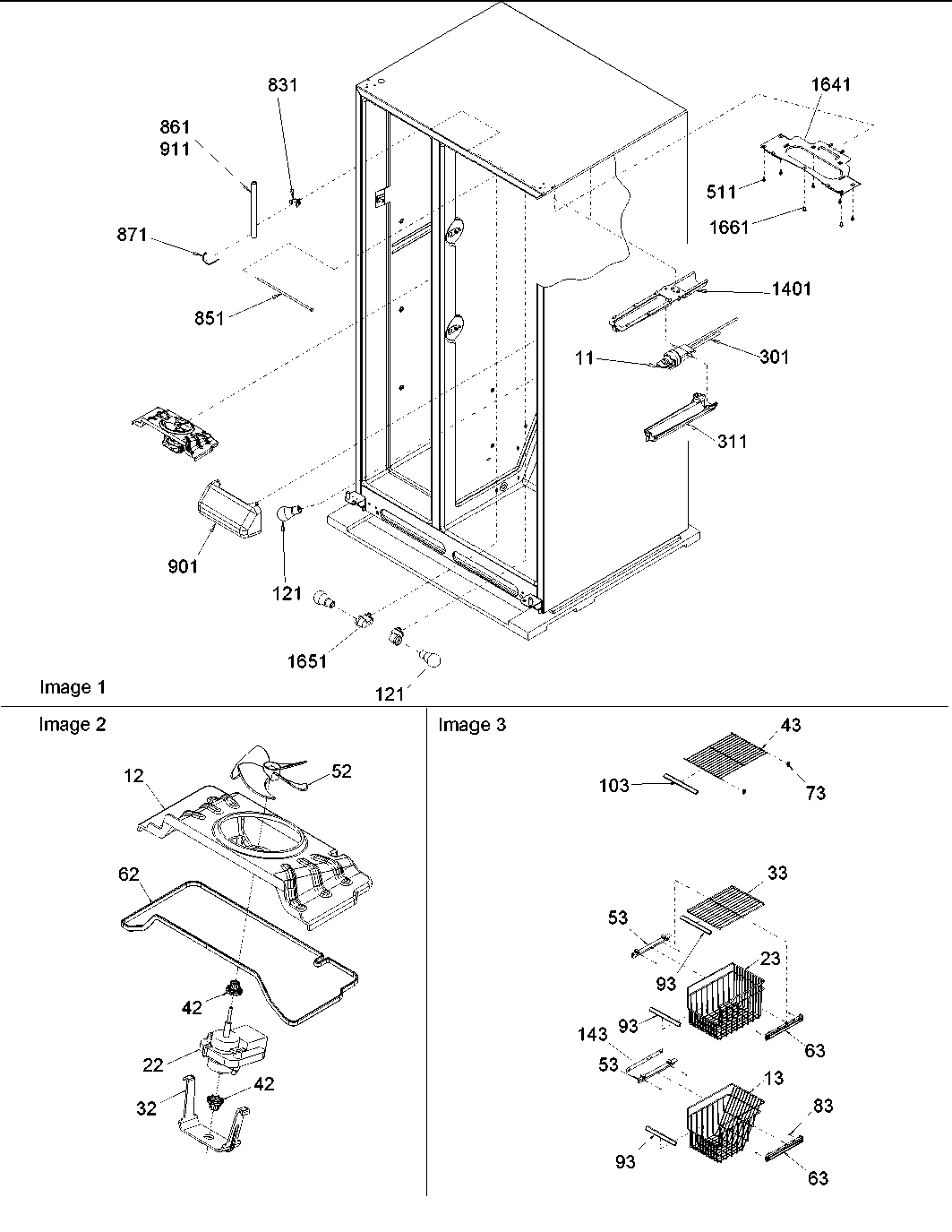 09 - Fz Shelving, Filter & Evap Fan Motor