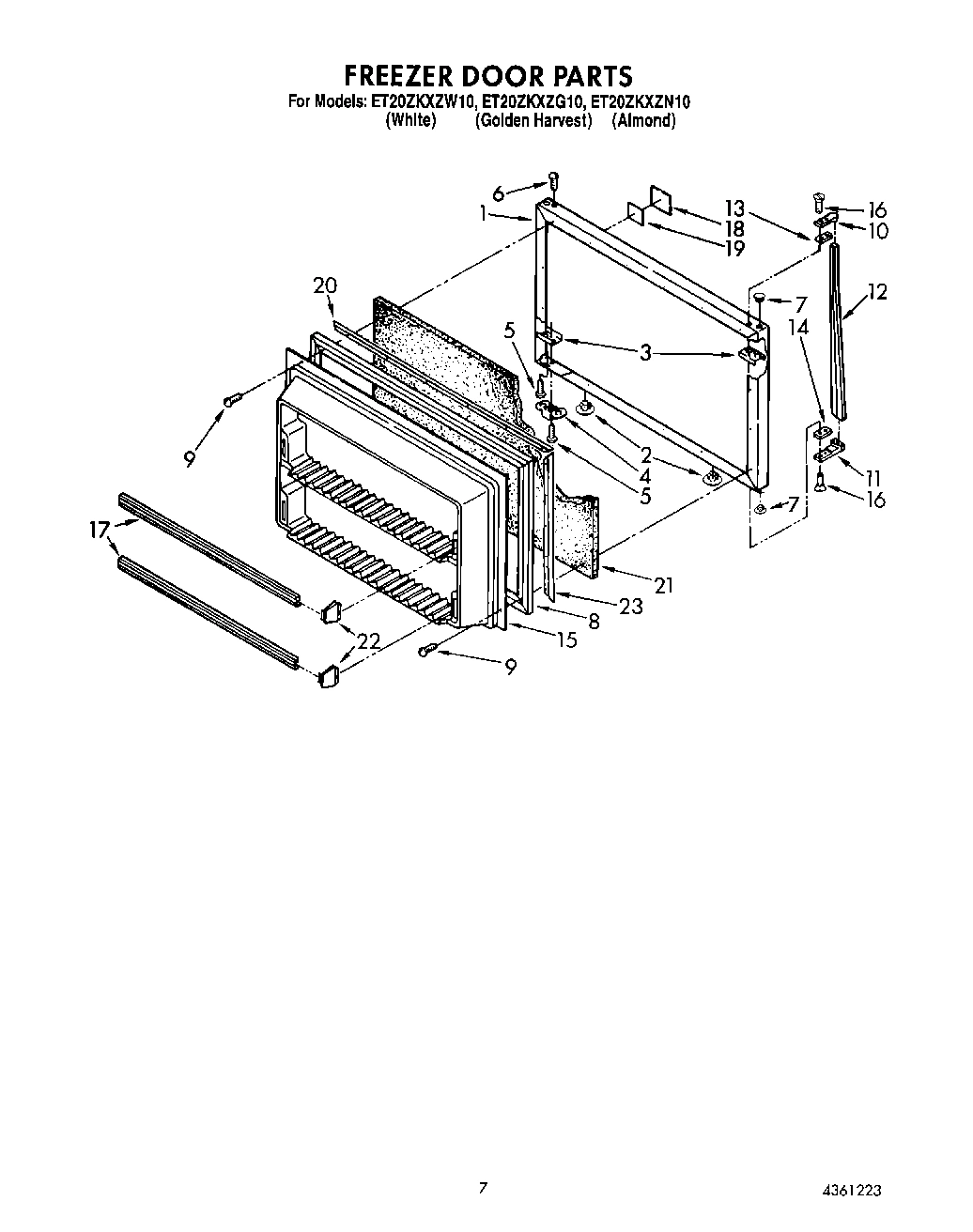 06 - FREEZER DOOR