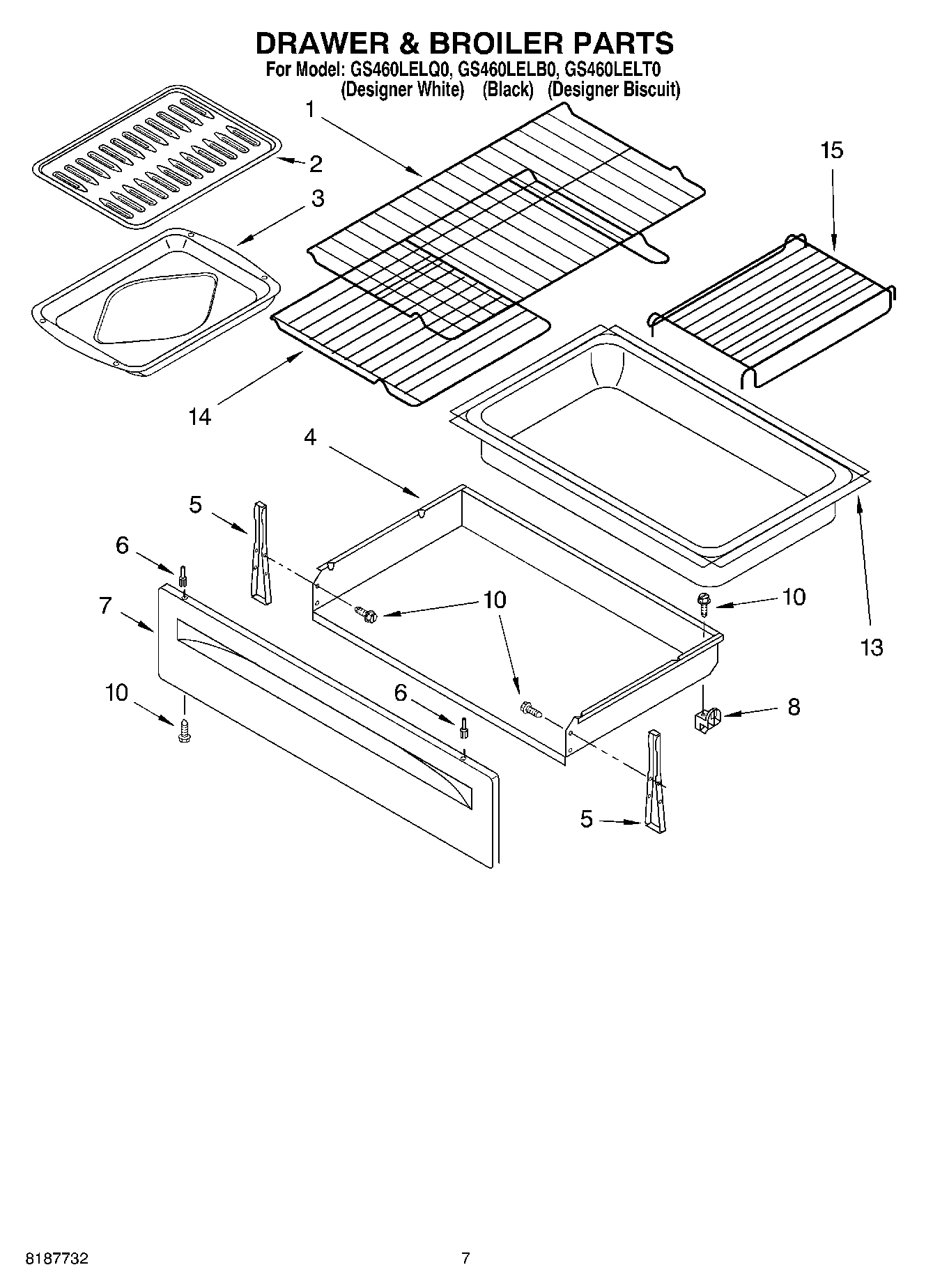 05 - DRAWER & BROILER PARTS