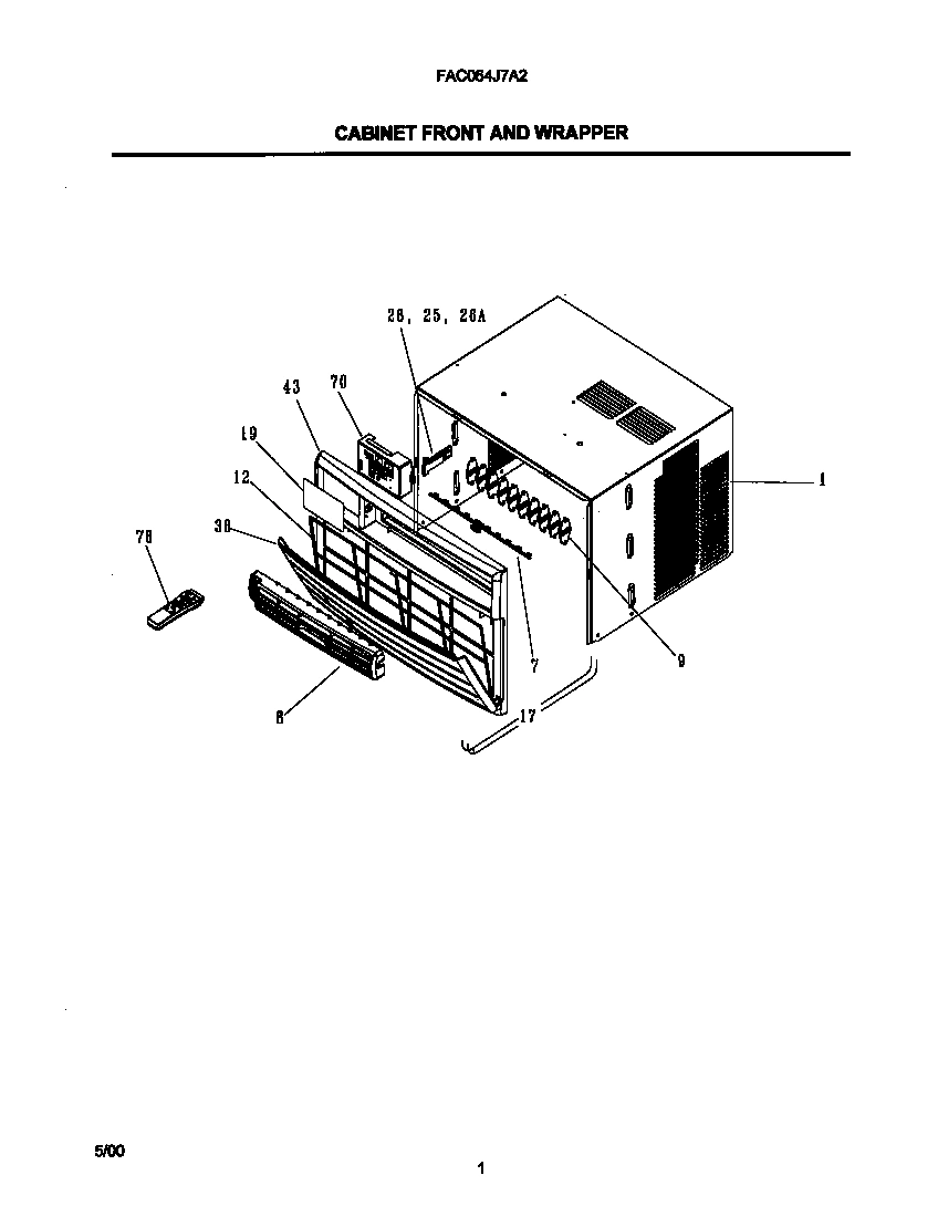 02 - CABINET FRONT AND WRAPPER