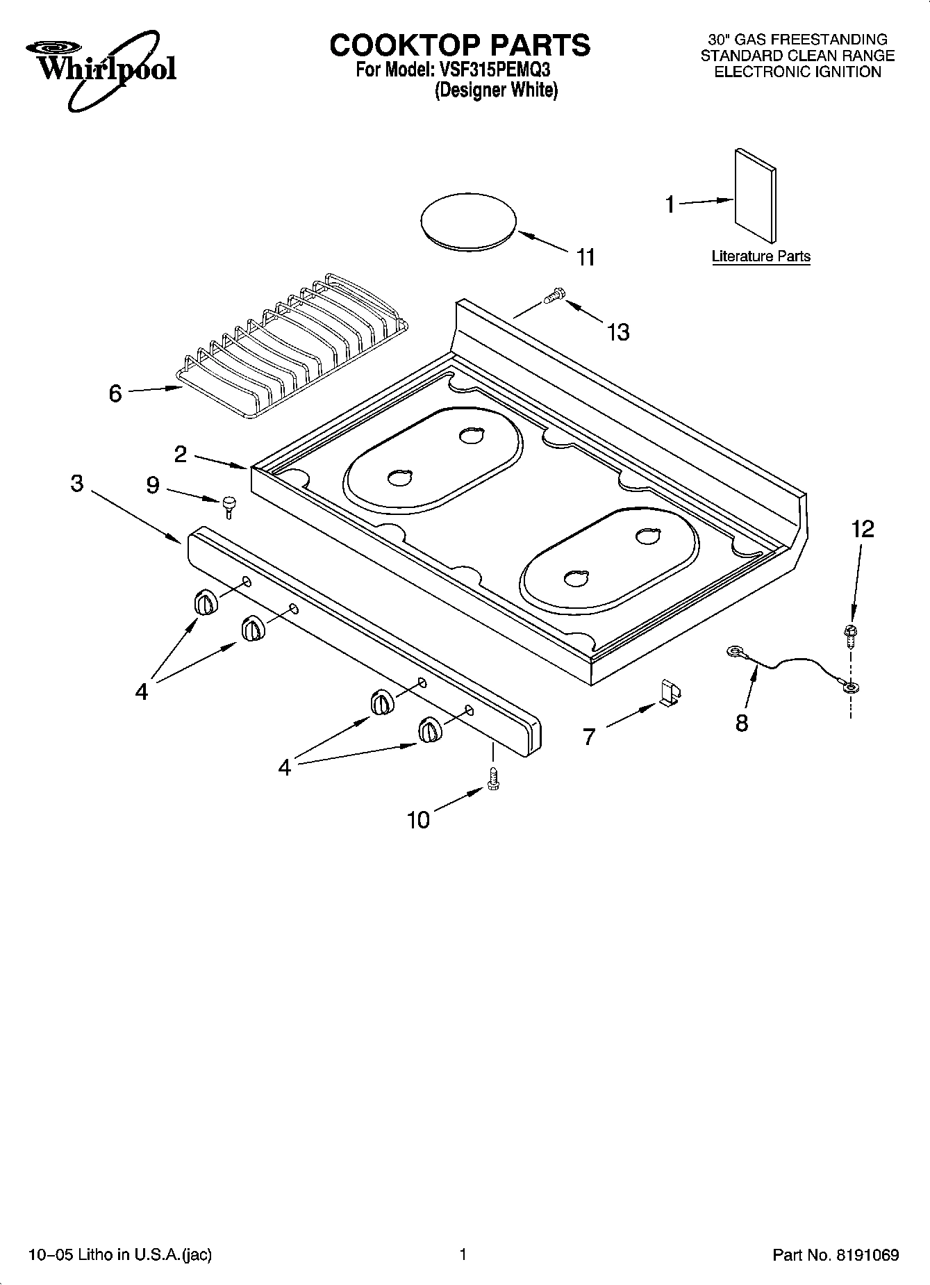 01 - COOKTOP PARTS