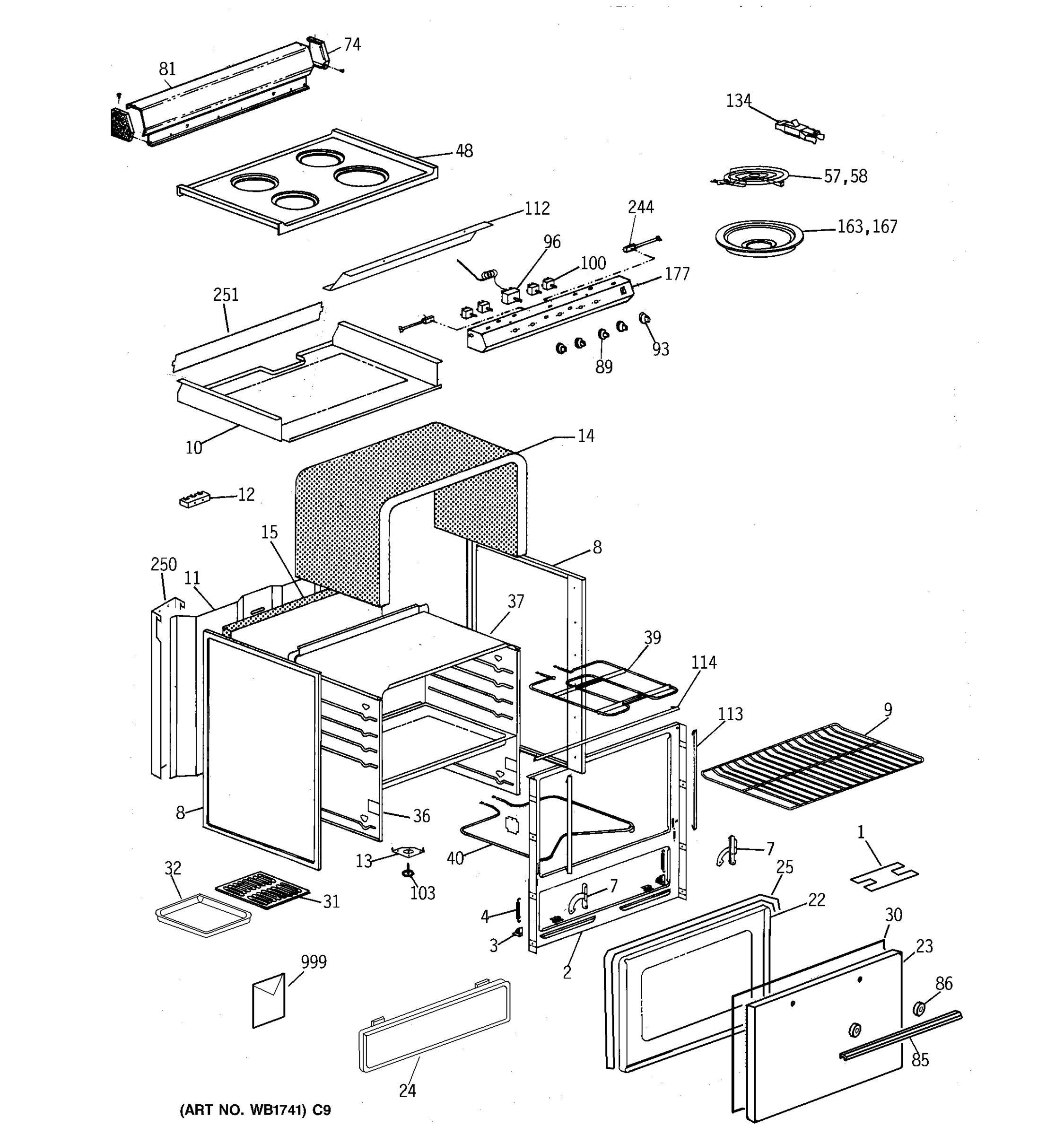 RANGE PARTS