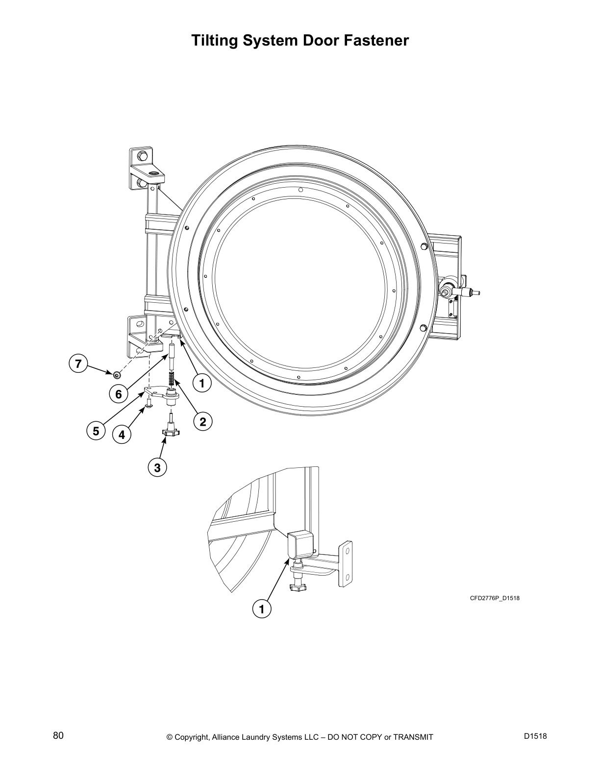 Tilting System Door Fastener