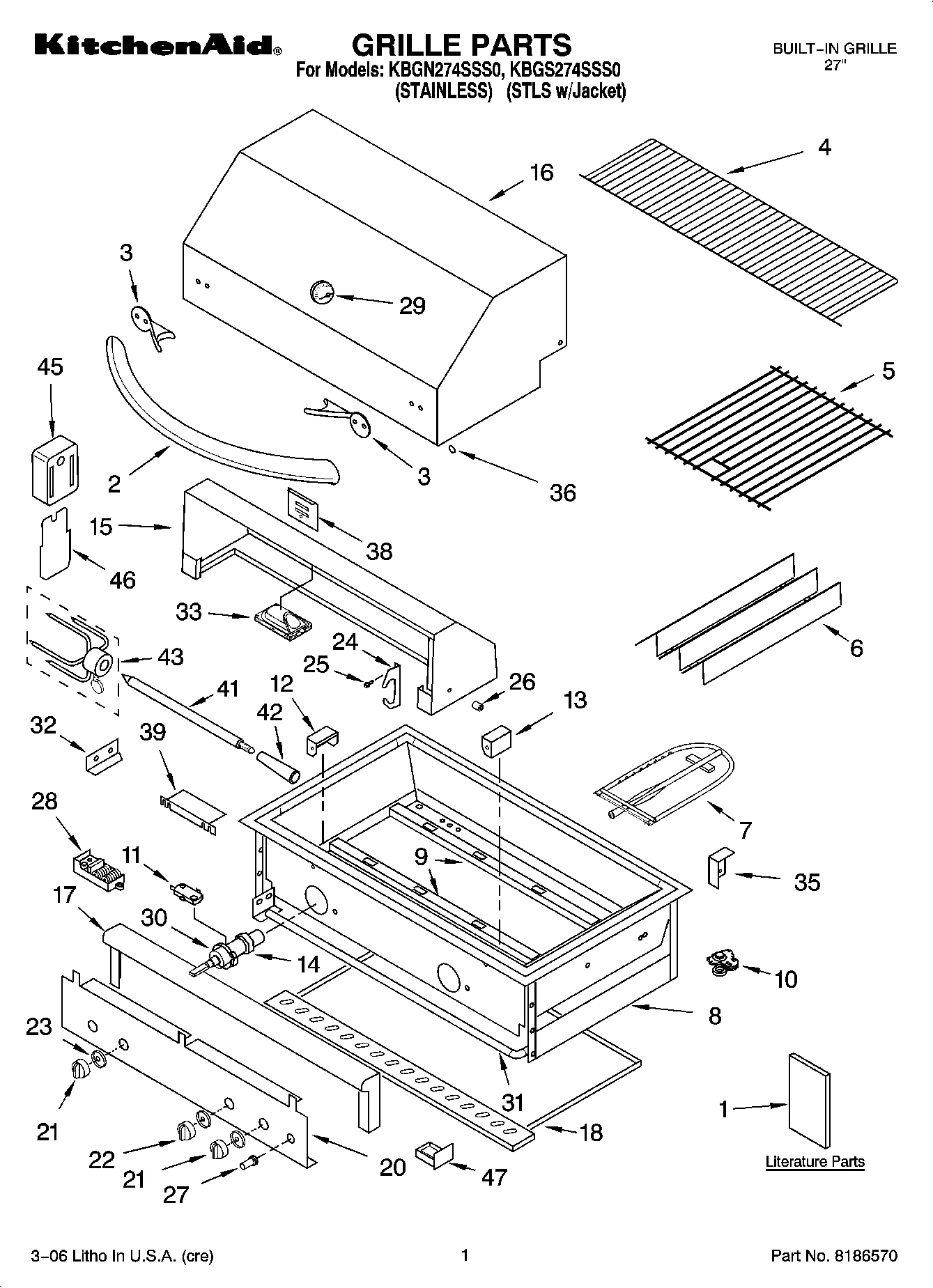 01 - GRILLE PARTS