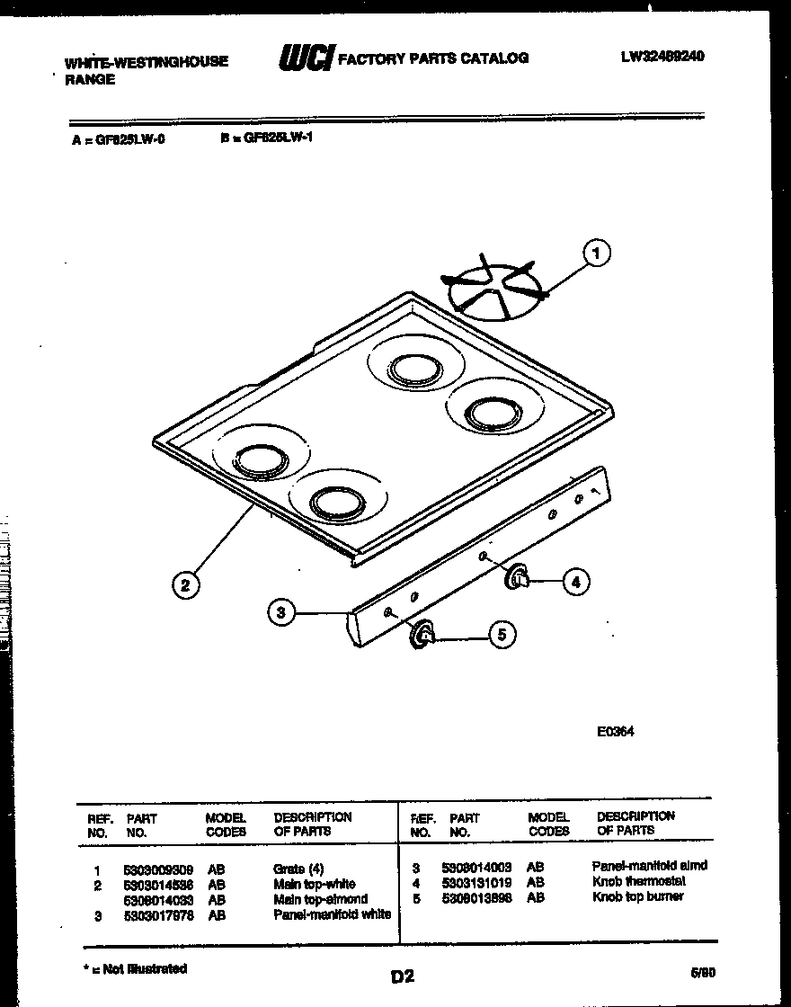 03 - COOKTOP PARTS