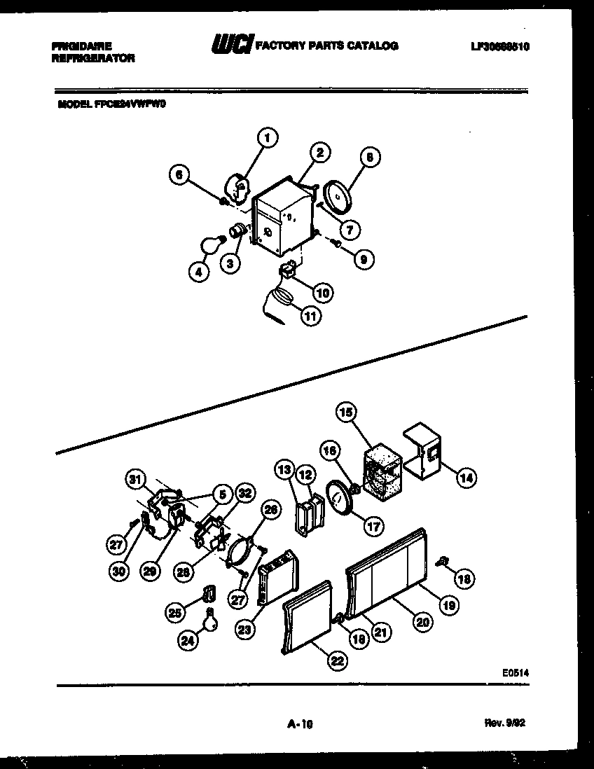 06 - REFRIGERATOR CONTROL ASSEMBLY, DAMP