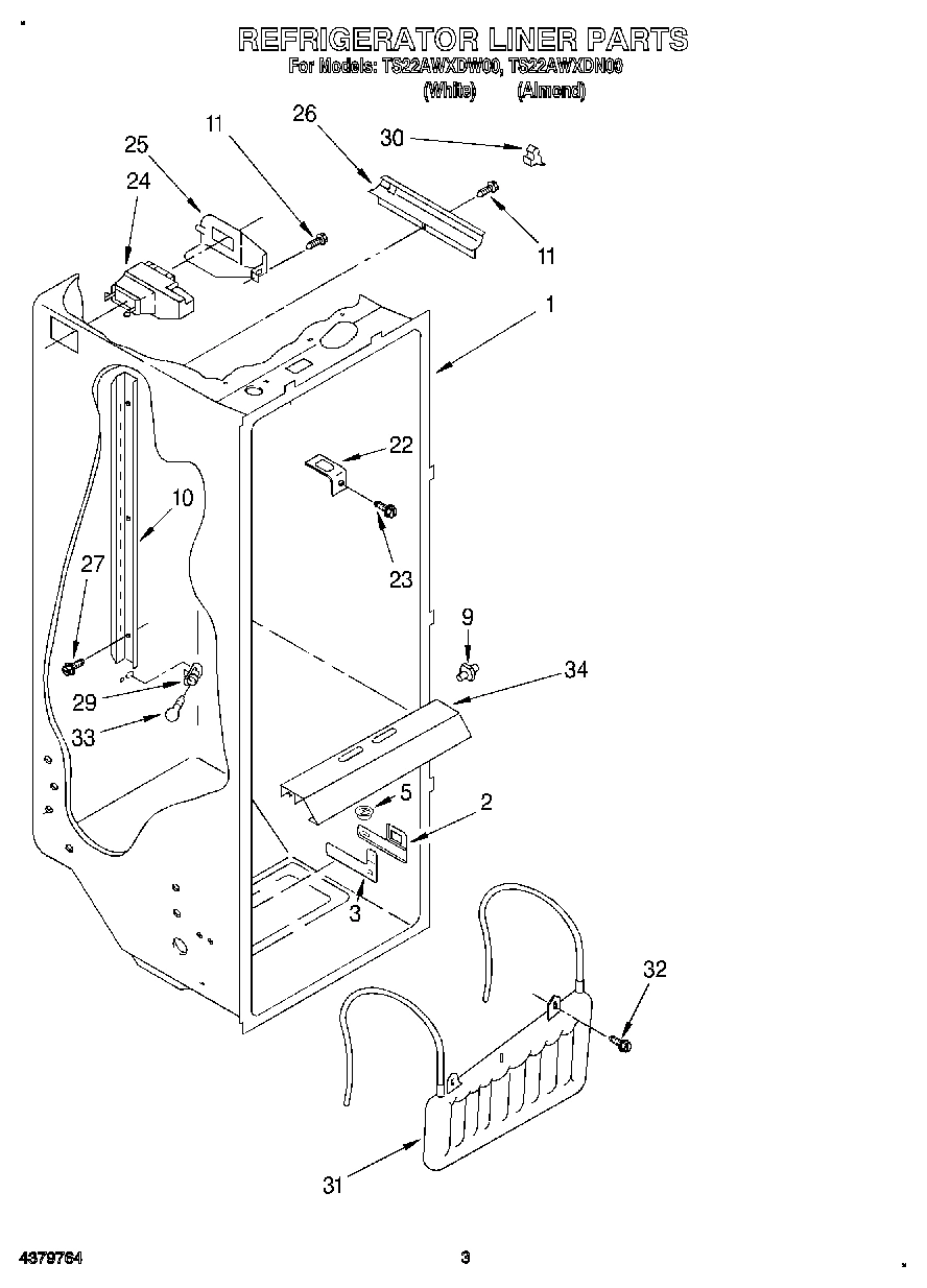 02 - REFRIGERATOR LINER