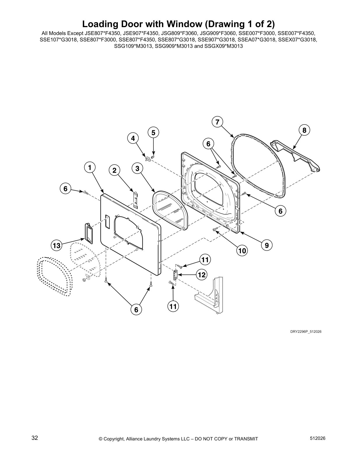 Loading Door with Window (Drawing 1 of 2)