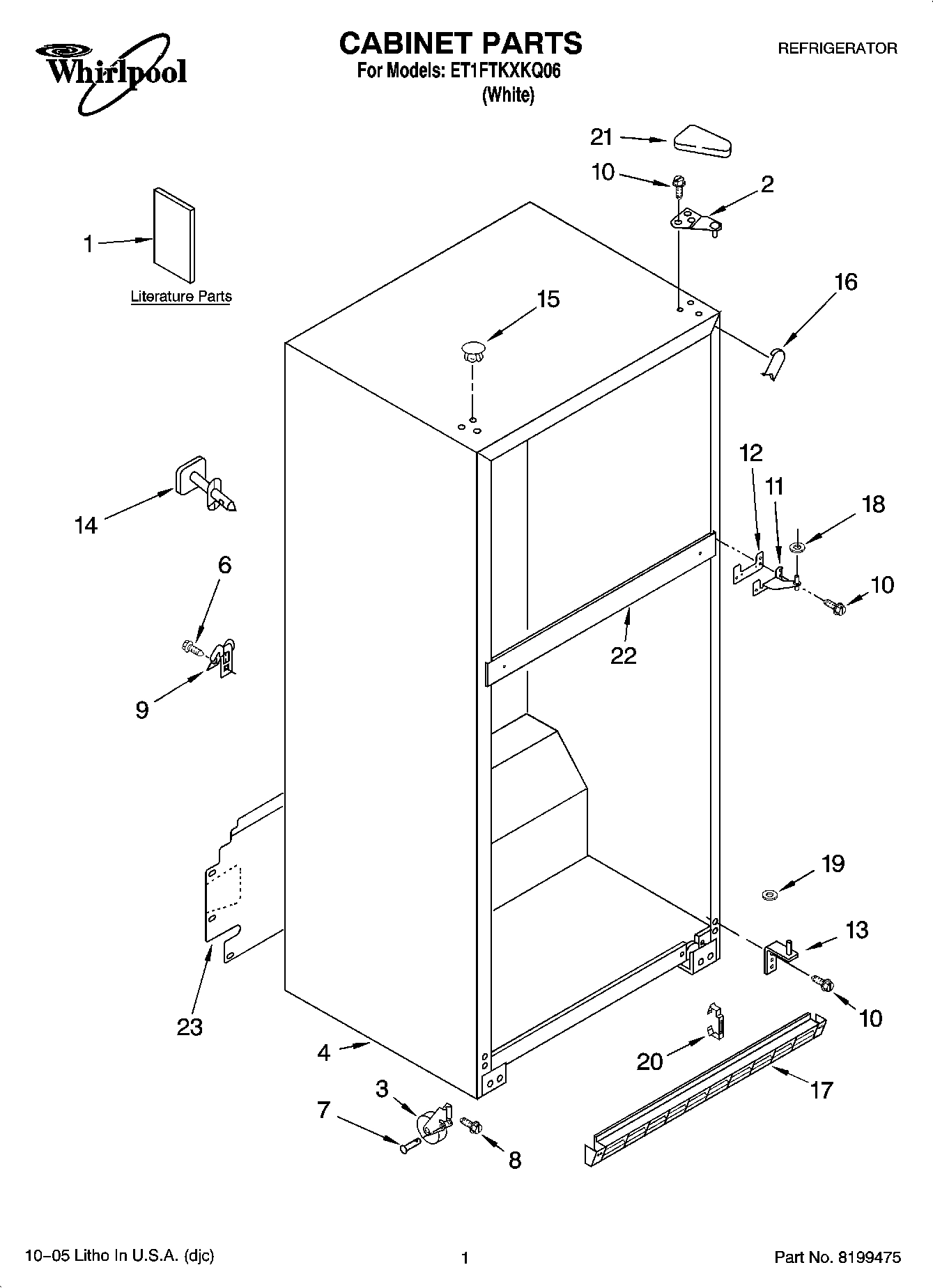 01 - CABINET PARTS