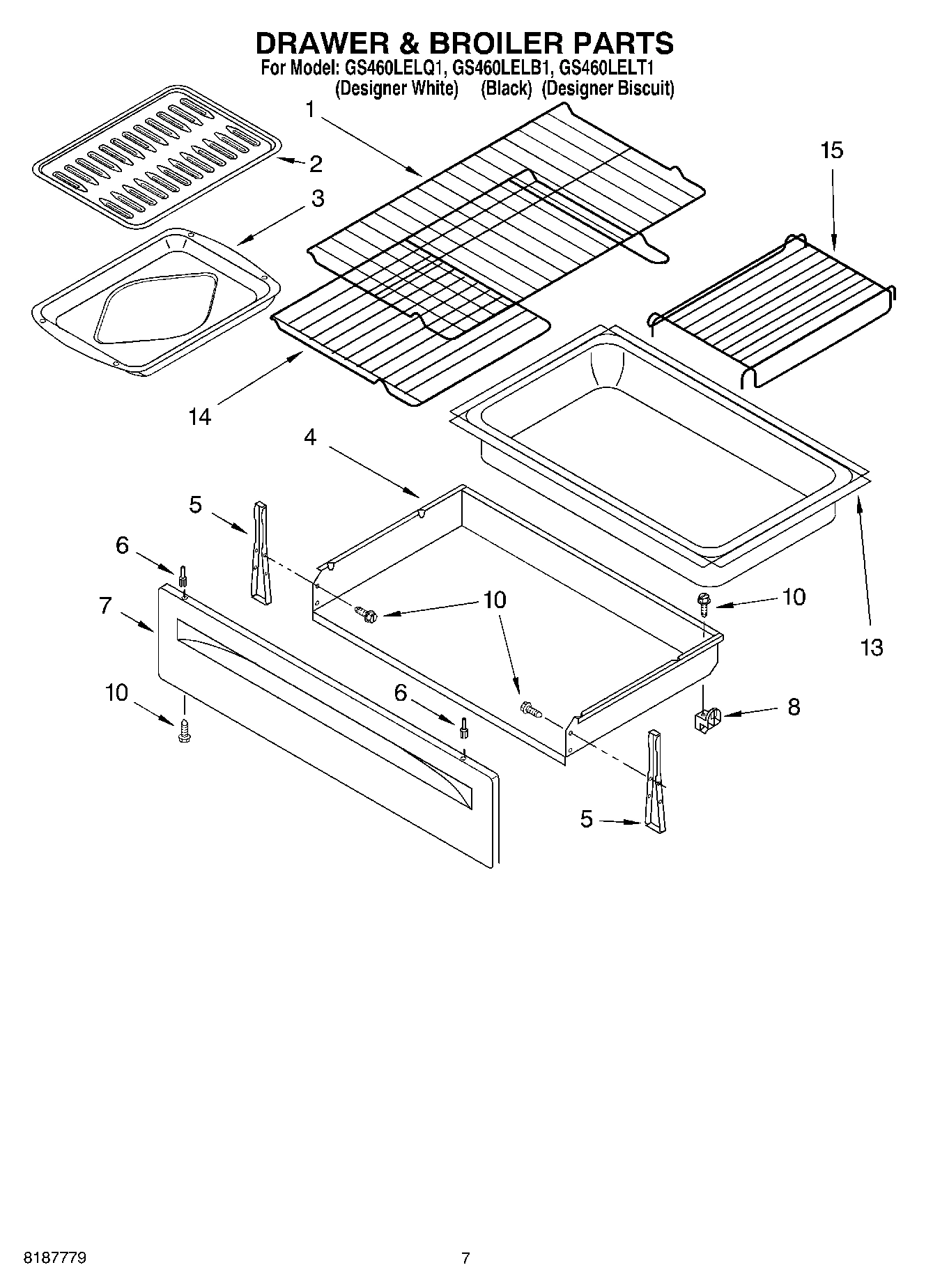 05 - DRAWER & BROILER PARTS