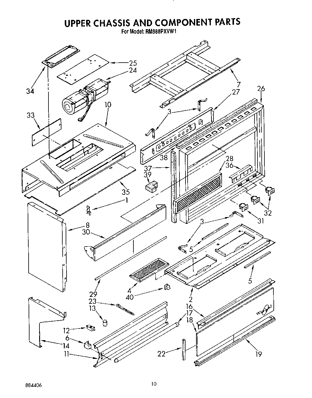 06 - UPPER CHASSIS AND COMPONENT