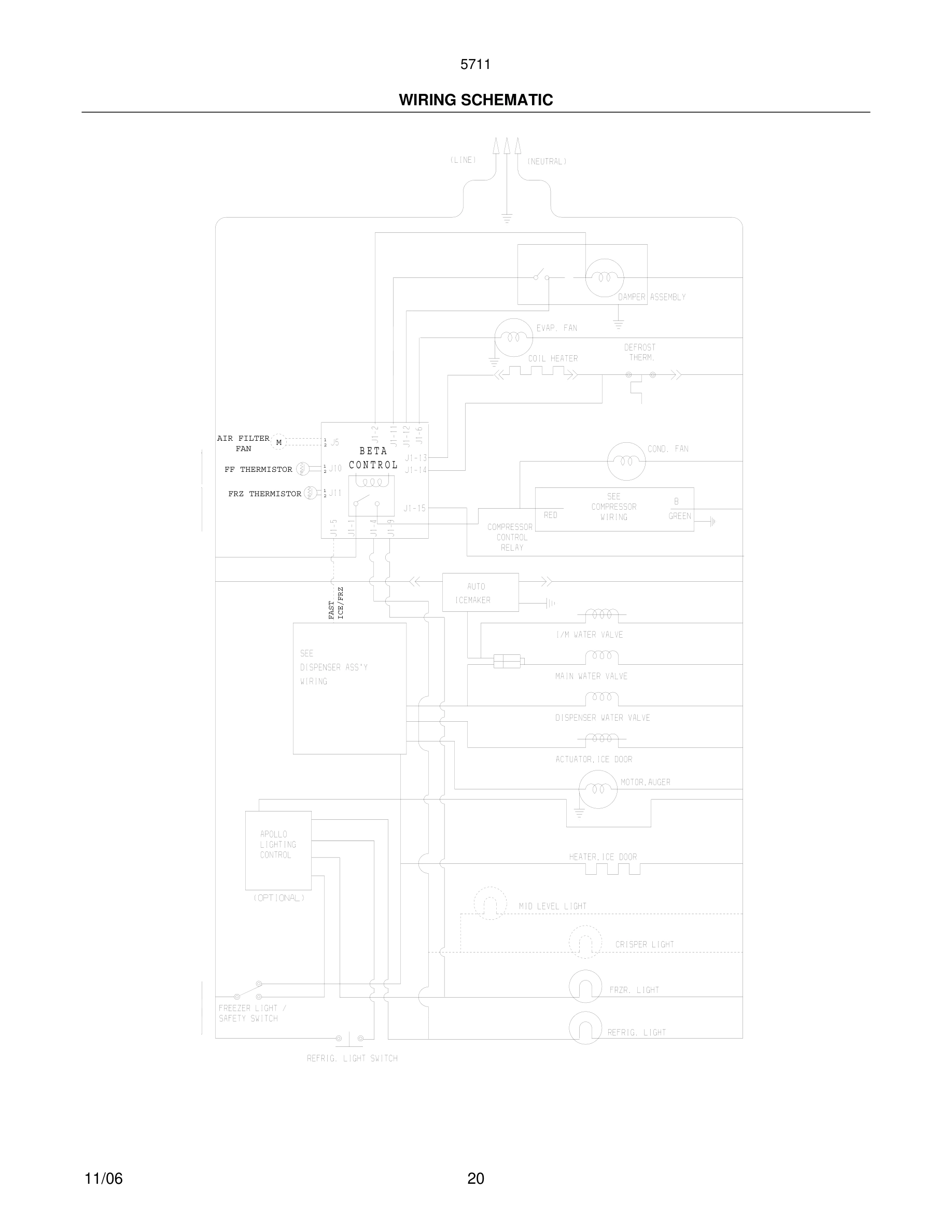 20 - WIRING SCHEMATIC