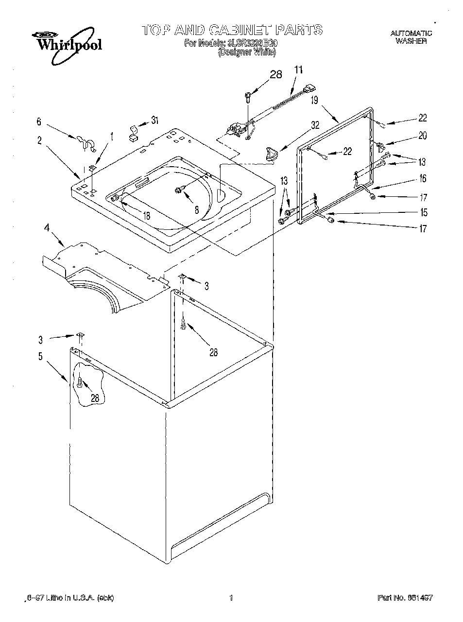 01 - TOP AND CABINET
