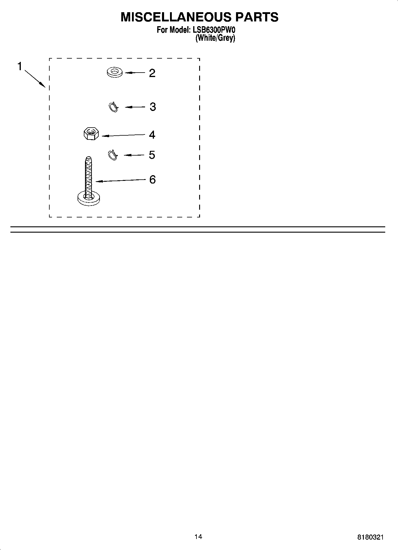 10 - MISCELLANEOUS PARTS OPTIONAL PARTS (NOT INCLUDED)