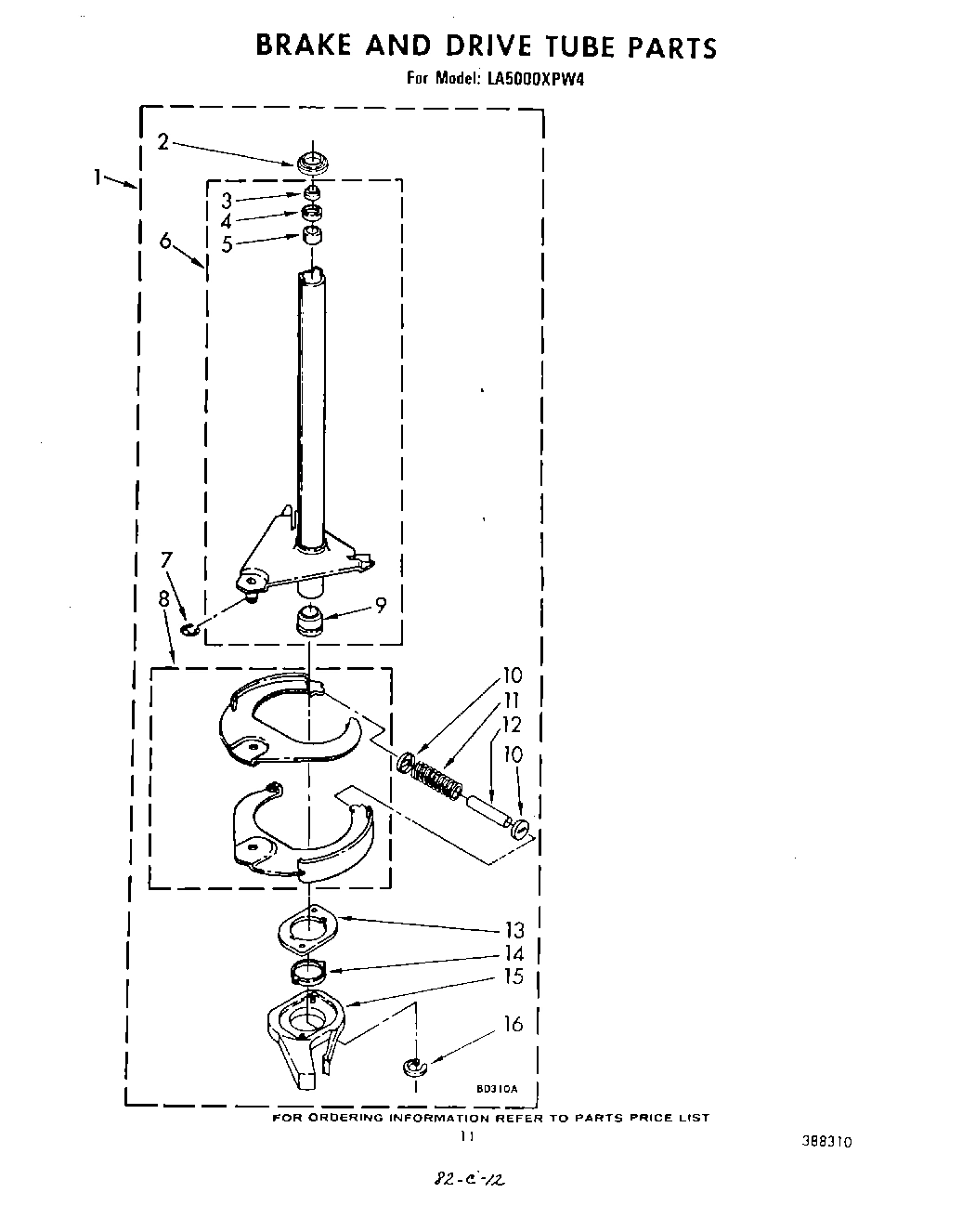 09 - BRAKE AND DRIVE TUBE