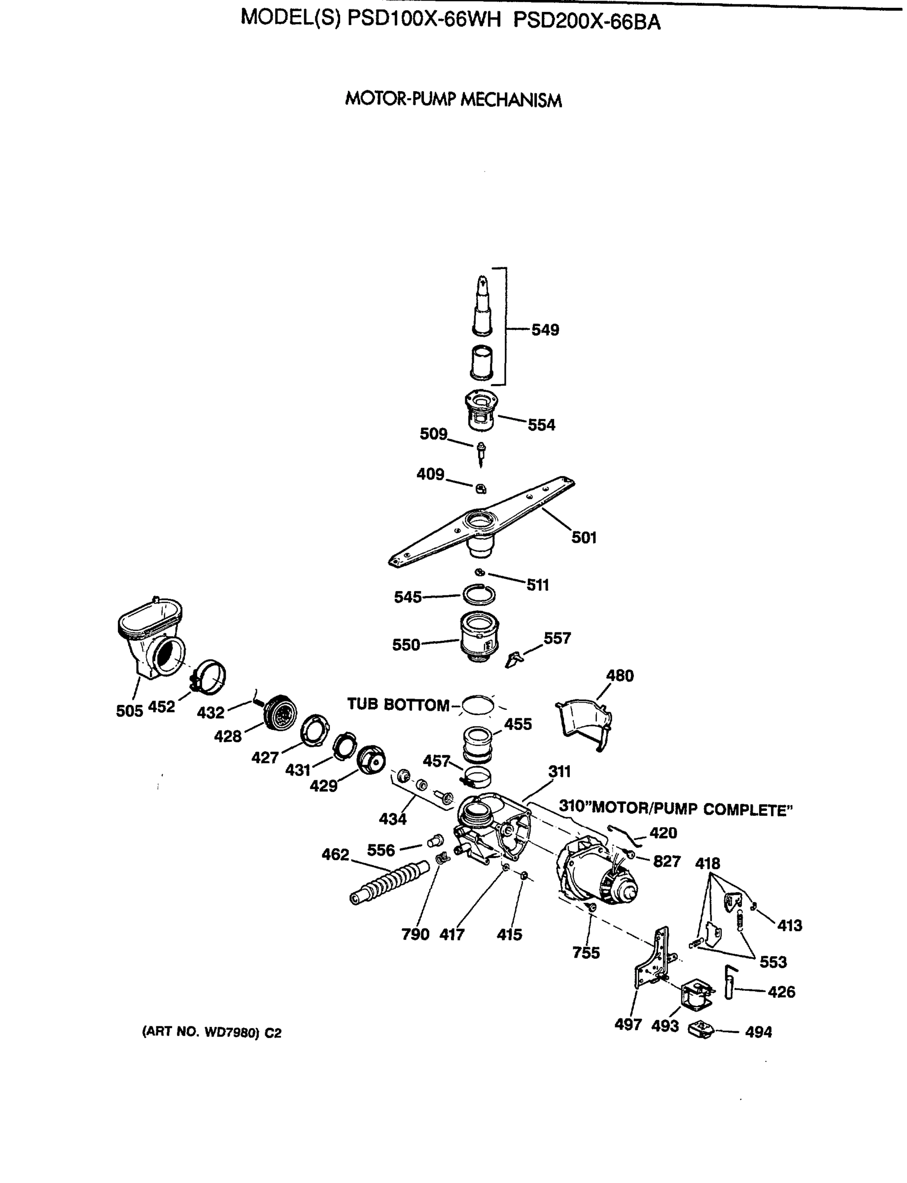 MOTOR-PUMP MECHANISM