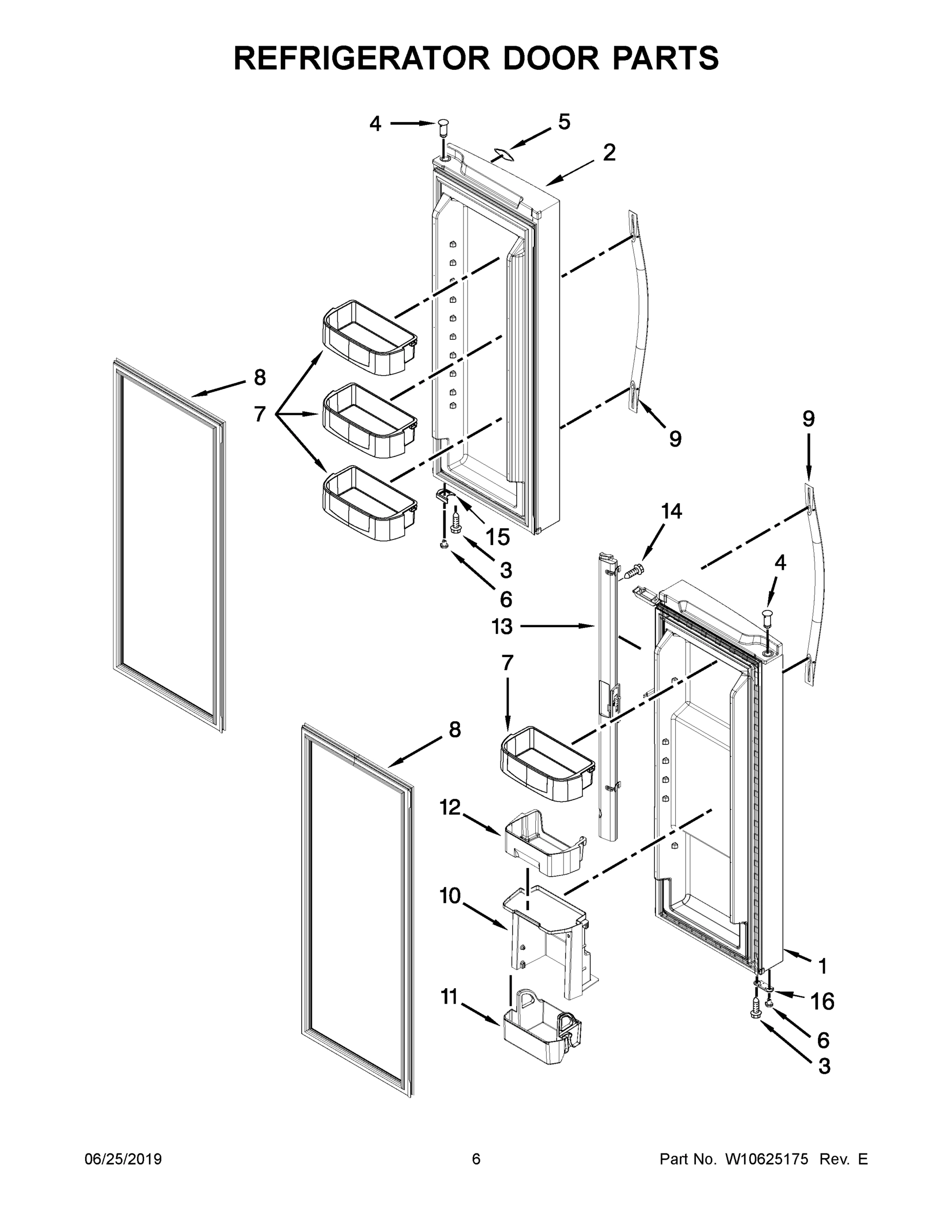 04 - REFRIGERATOR DOOR PARTS