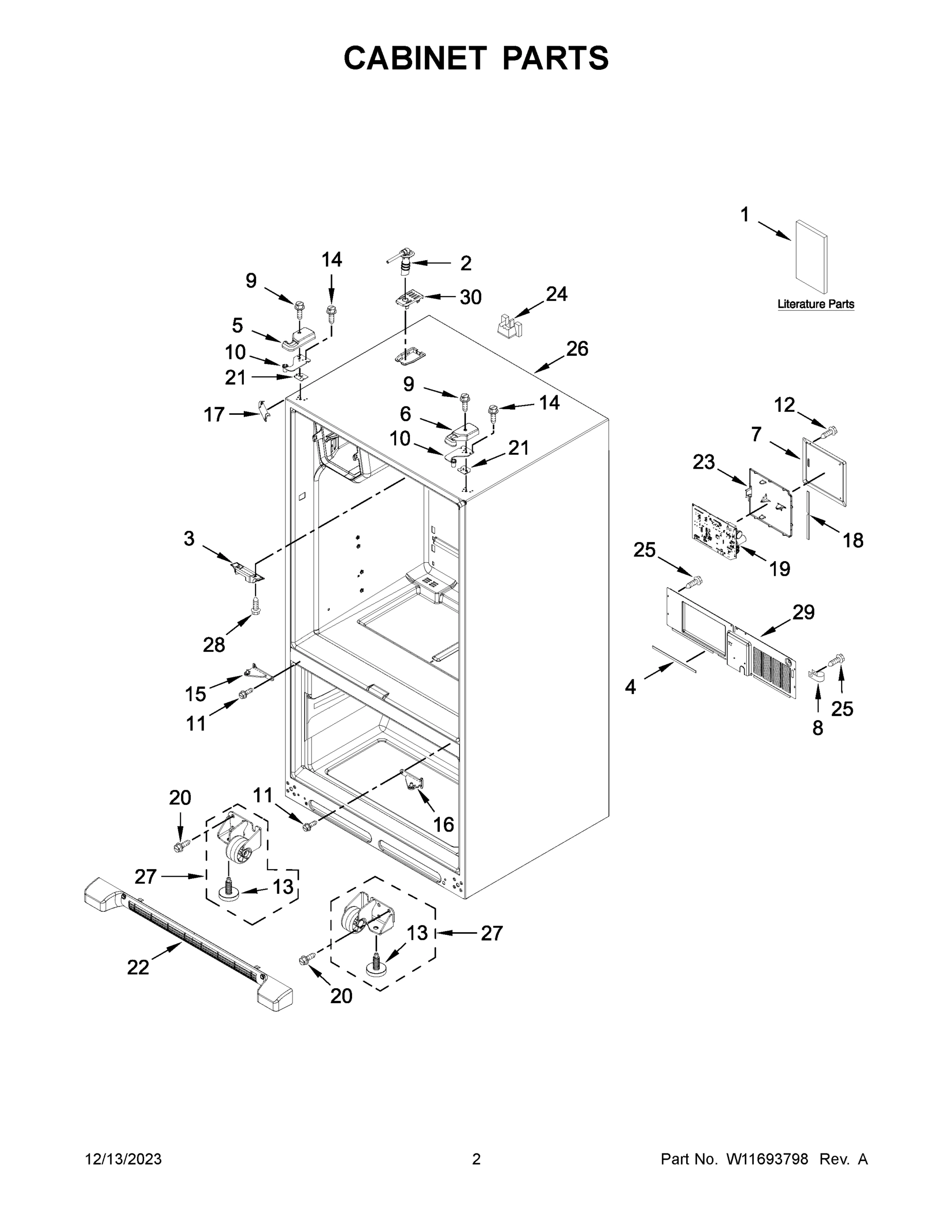 02 - CABINET PARTS