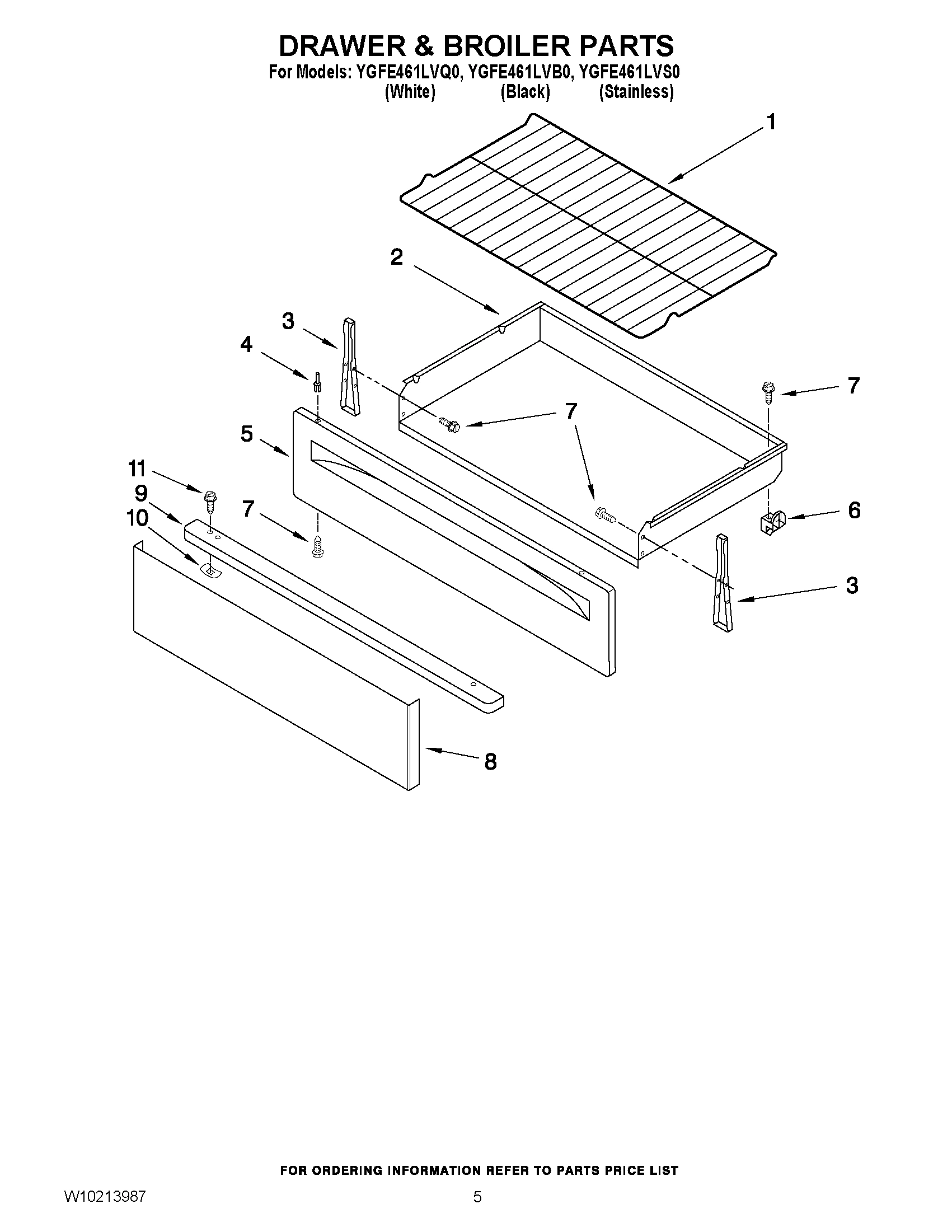 04 - DRAWER & BROILER PARTS
