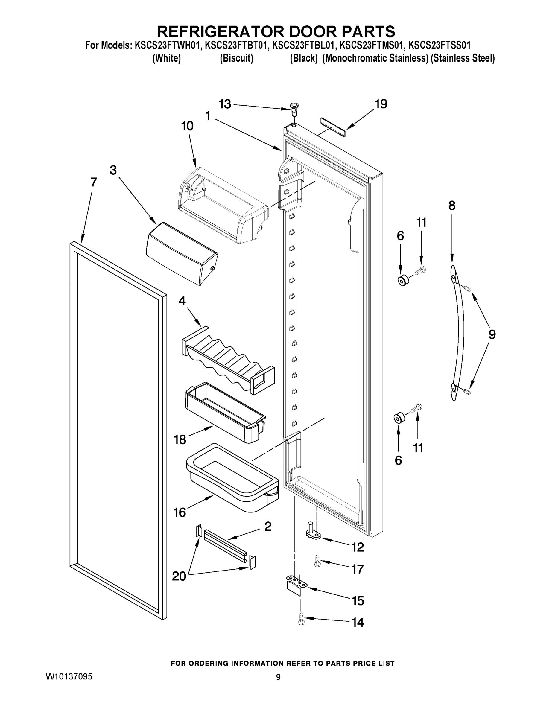 06 - REFRIGERATOR DOOR PARTS