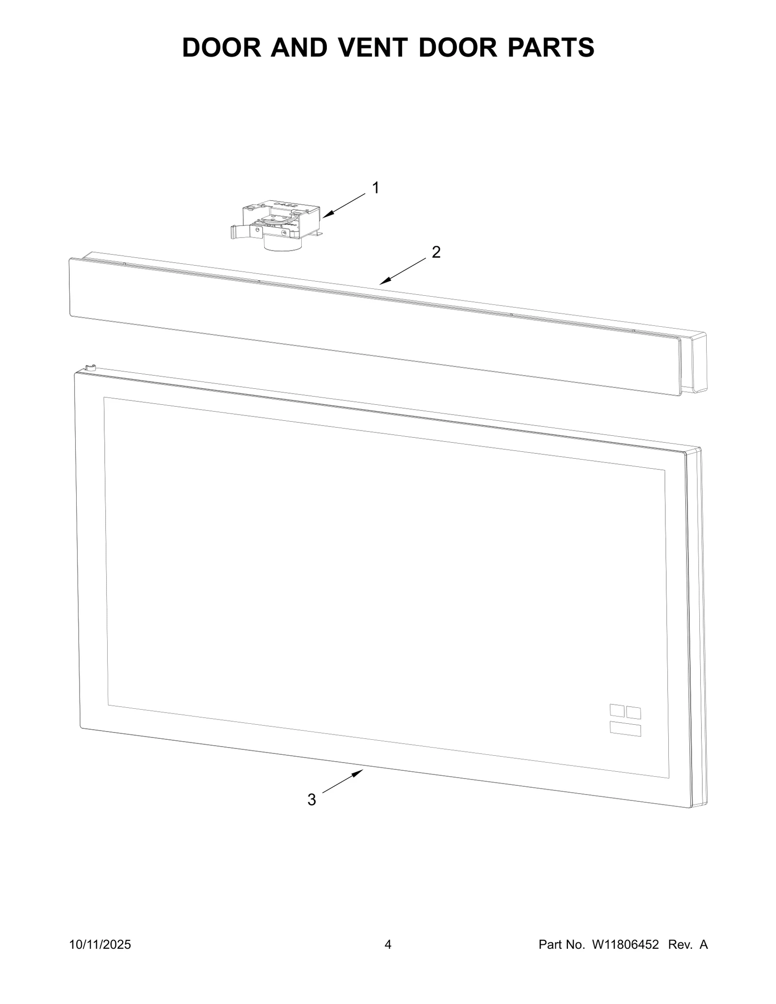 DOOR AND VENT DOOR PARTS