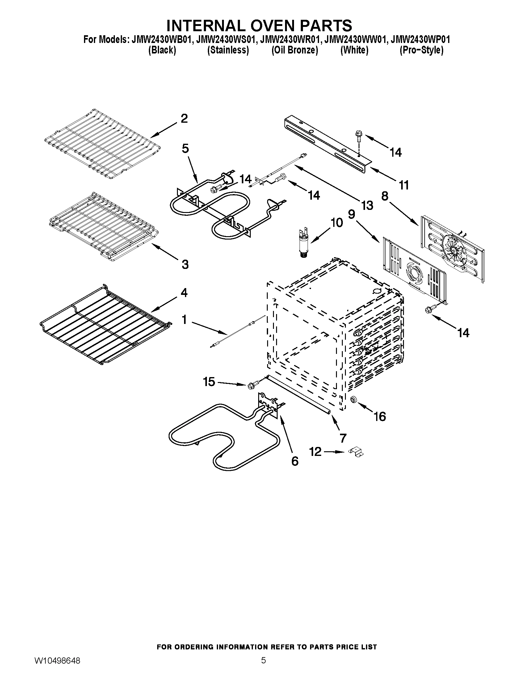 03 - INTERNAL OVEN PARTS