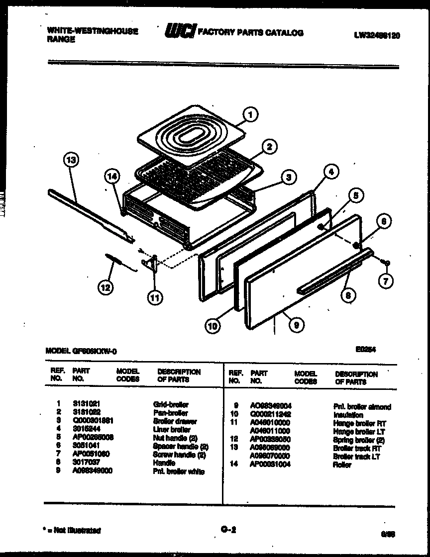 04 - BROILER DRAWER PARTS