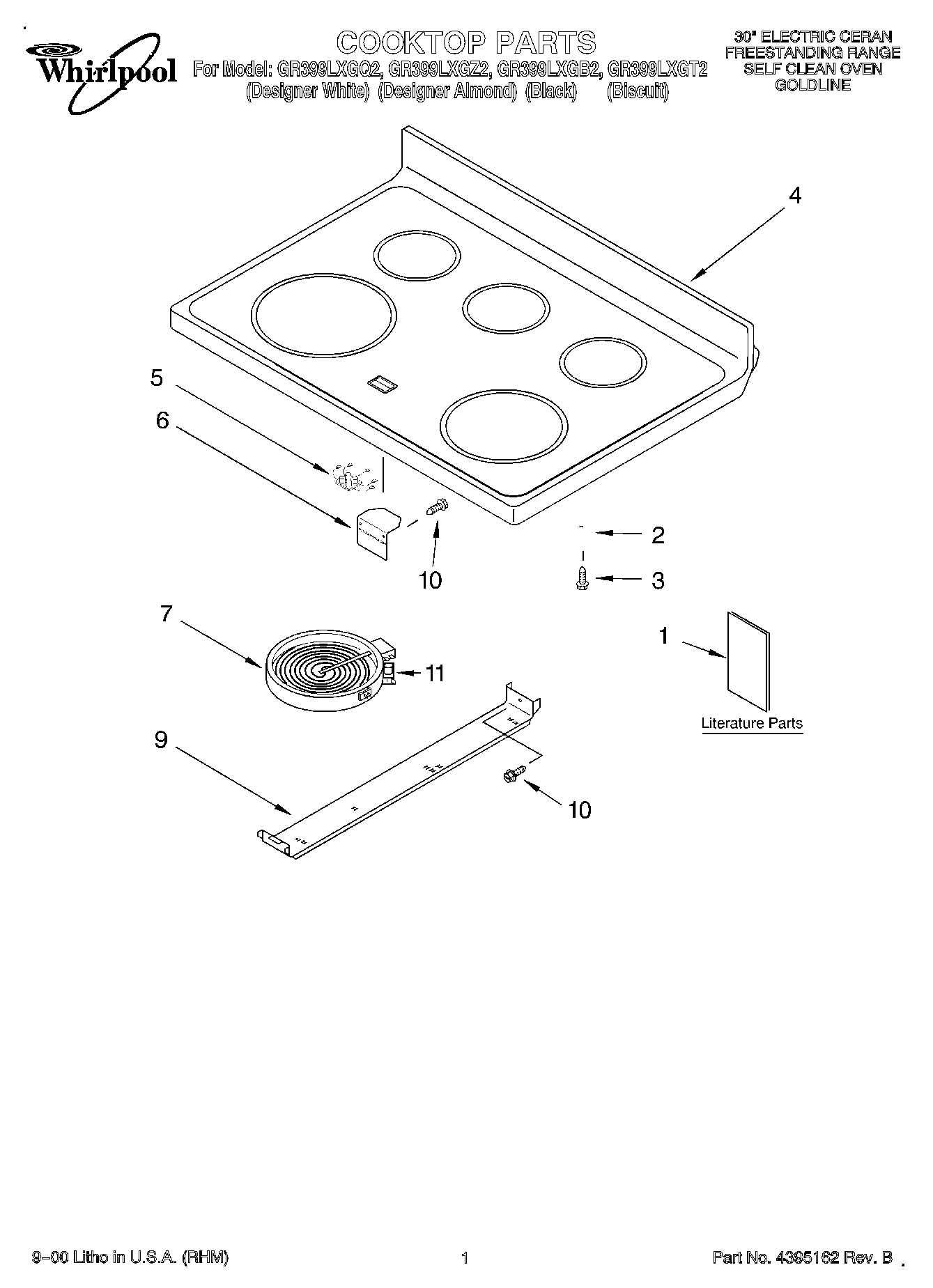 01 - COOKTOP, LITERATURE