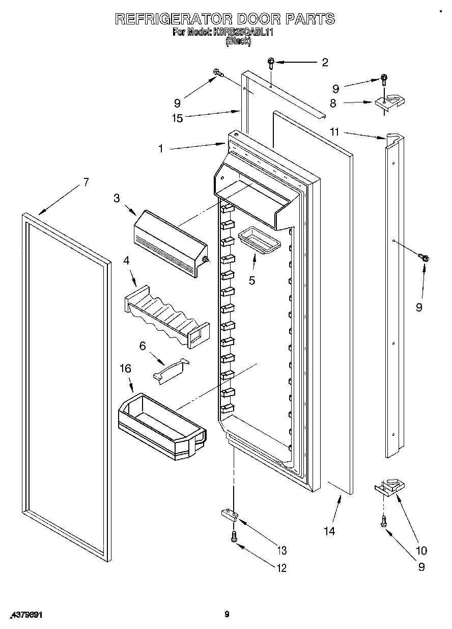06 - REFRIGERATOR DOOR, LIT/OPTIONAL