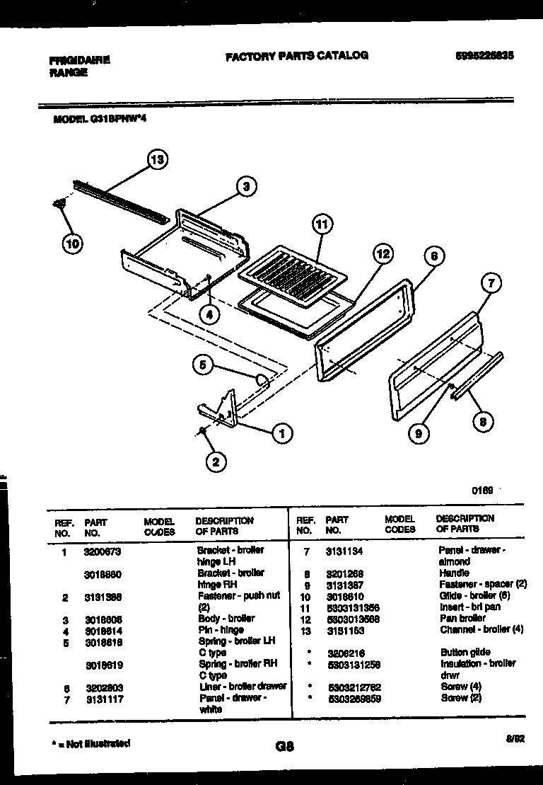 04 - BROILER DRAWER PARTS