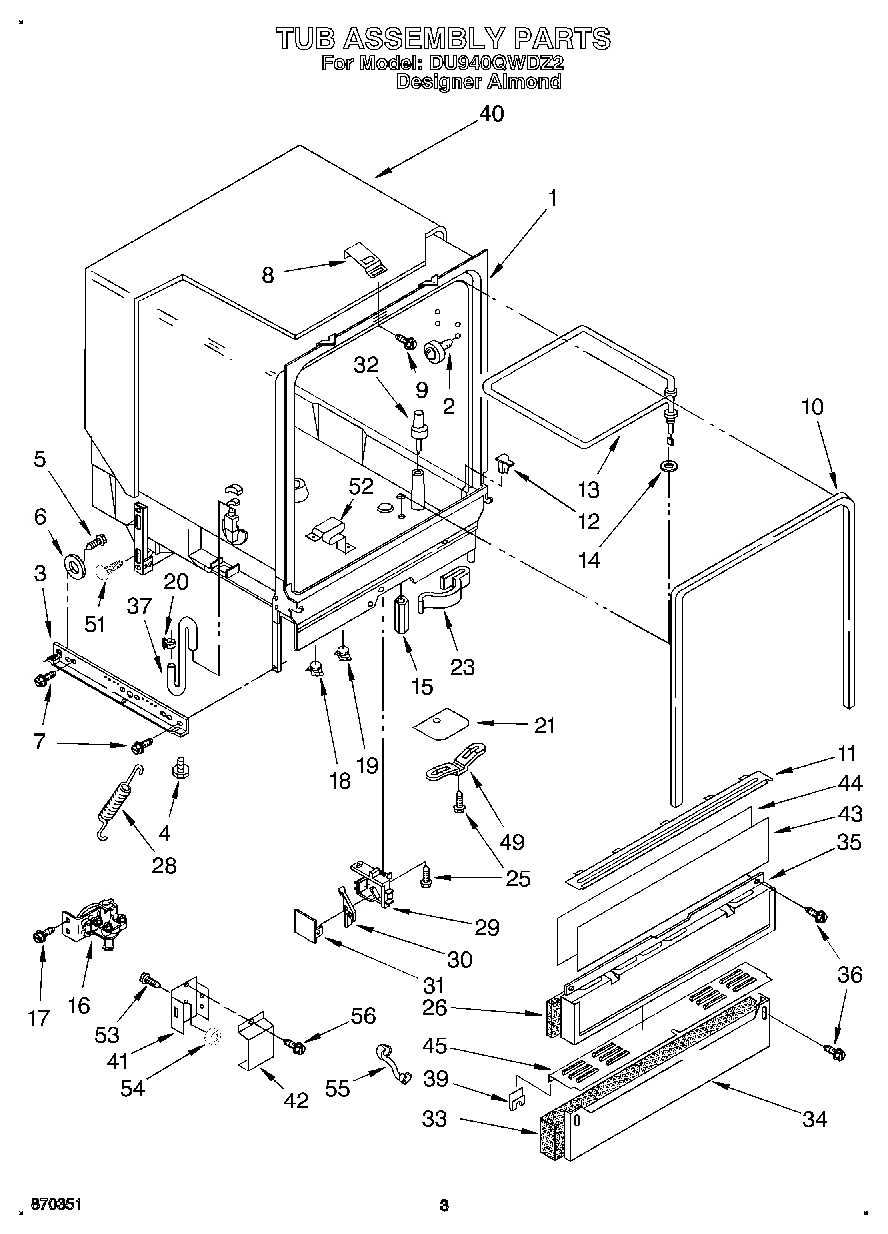03 - TUB ASSEMBLY