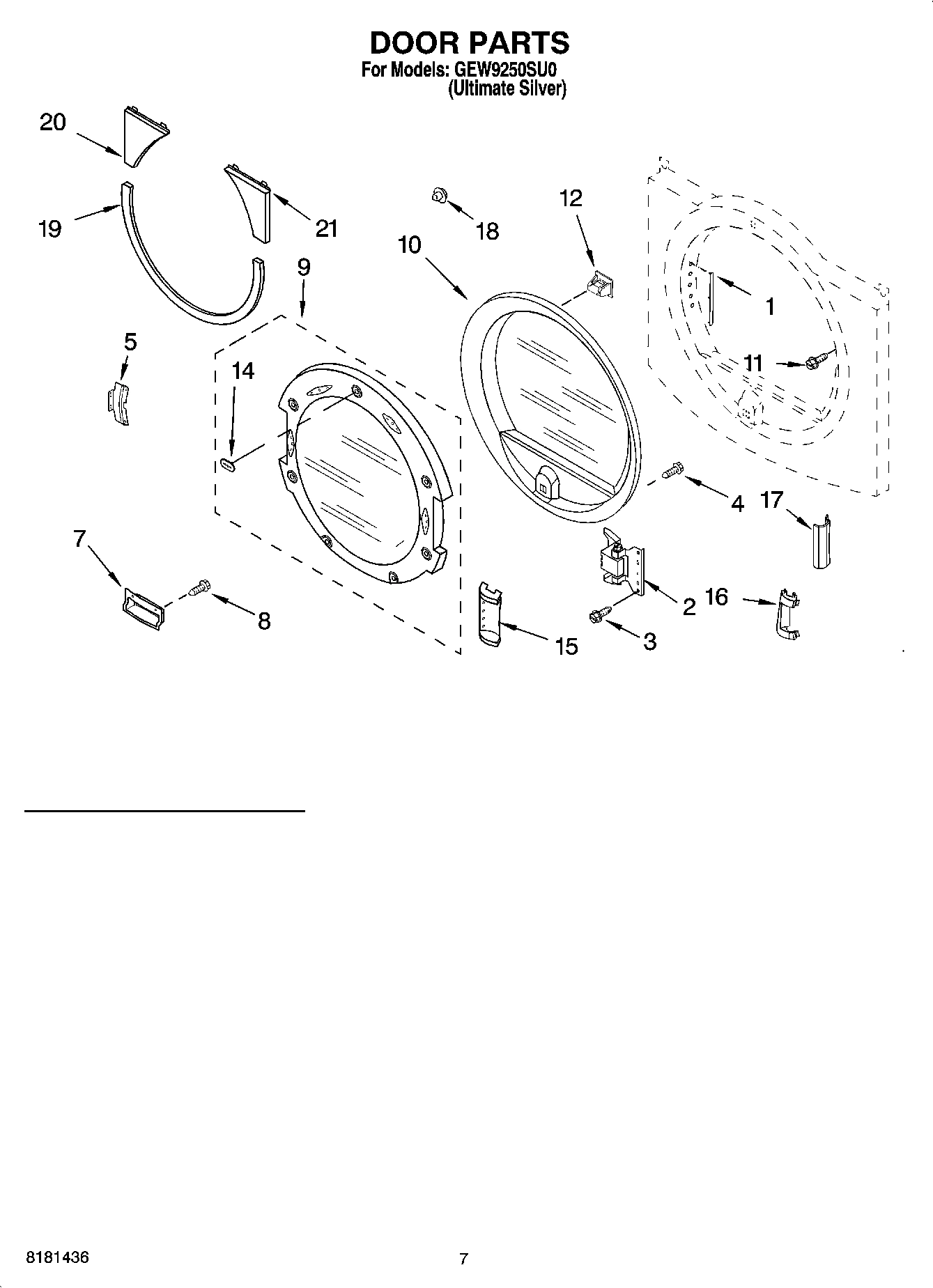 04 - DOOR PARTS, OPTIONAL PARTS (NOT INCLUDED)