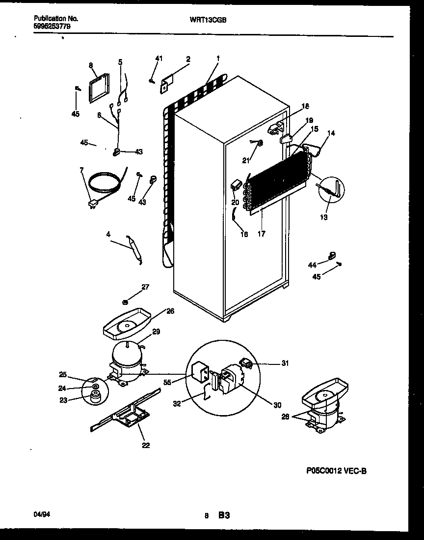 05 - SYSTEM AND AUTOMATIC DEFROST PARTS