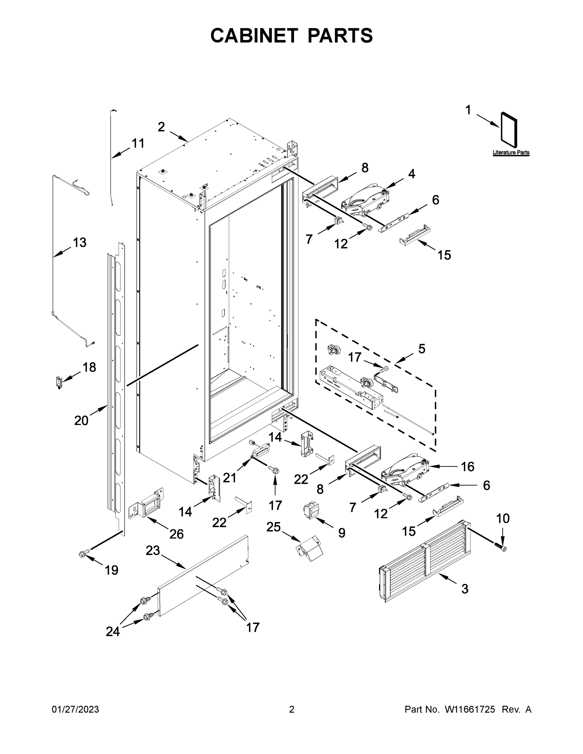 02 - CABINET PARTS