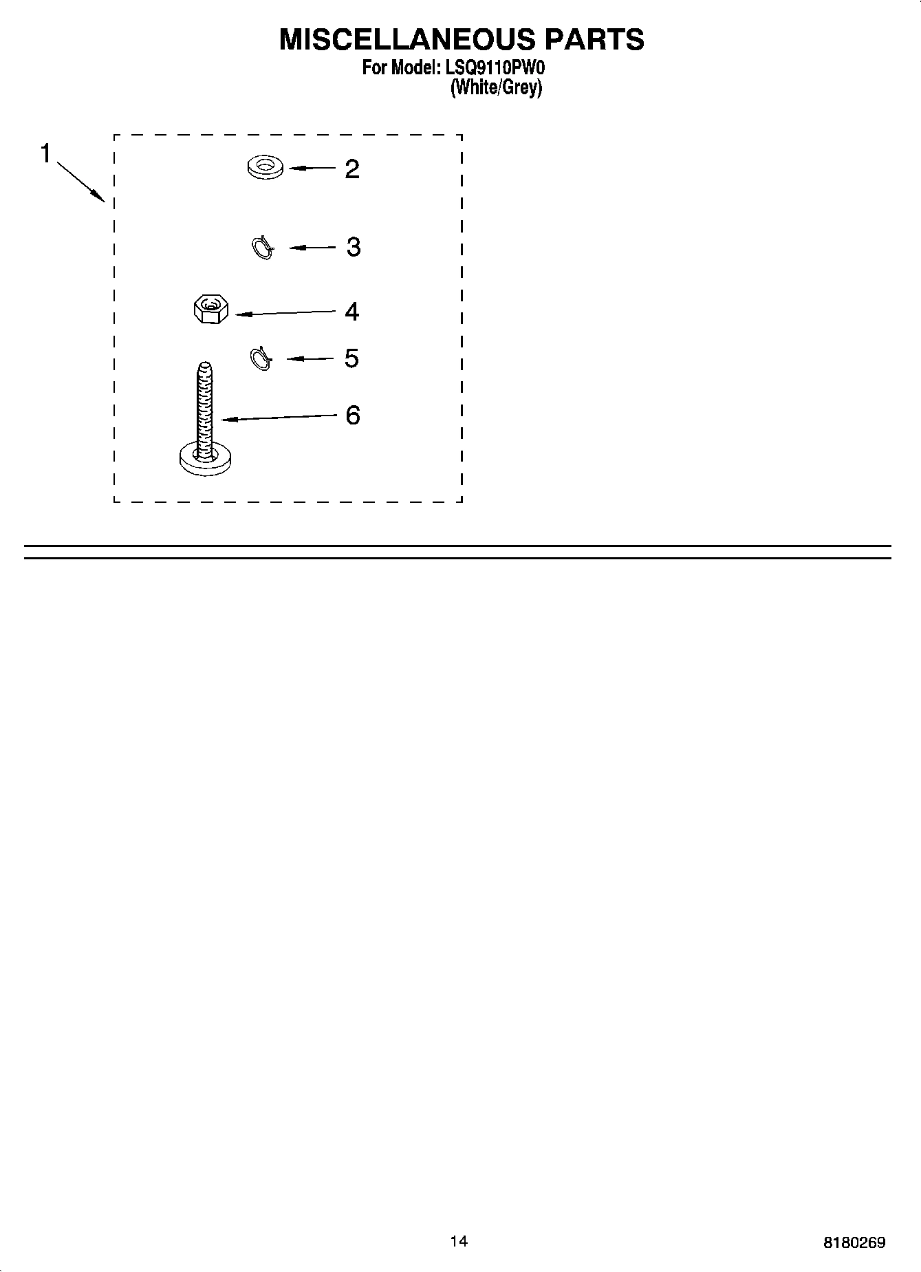 10 - MISCELLANEOUS PARTS - OPTIONAL PARTS (NOT INCLUDED)