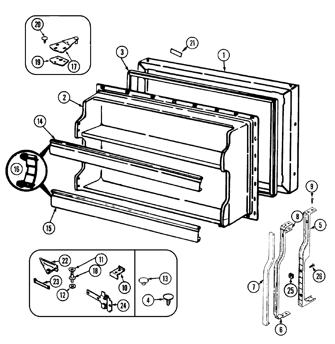 02 - FREEZER DOOR