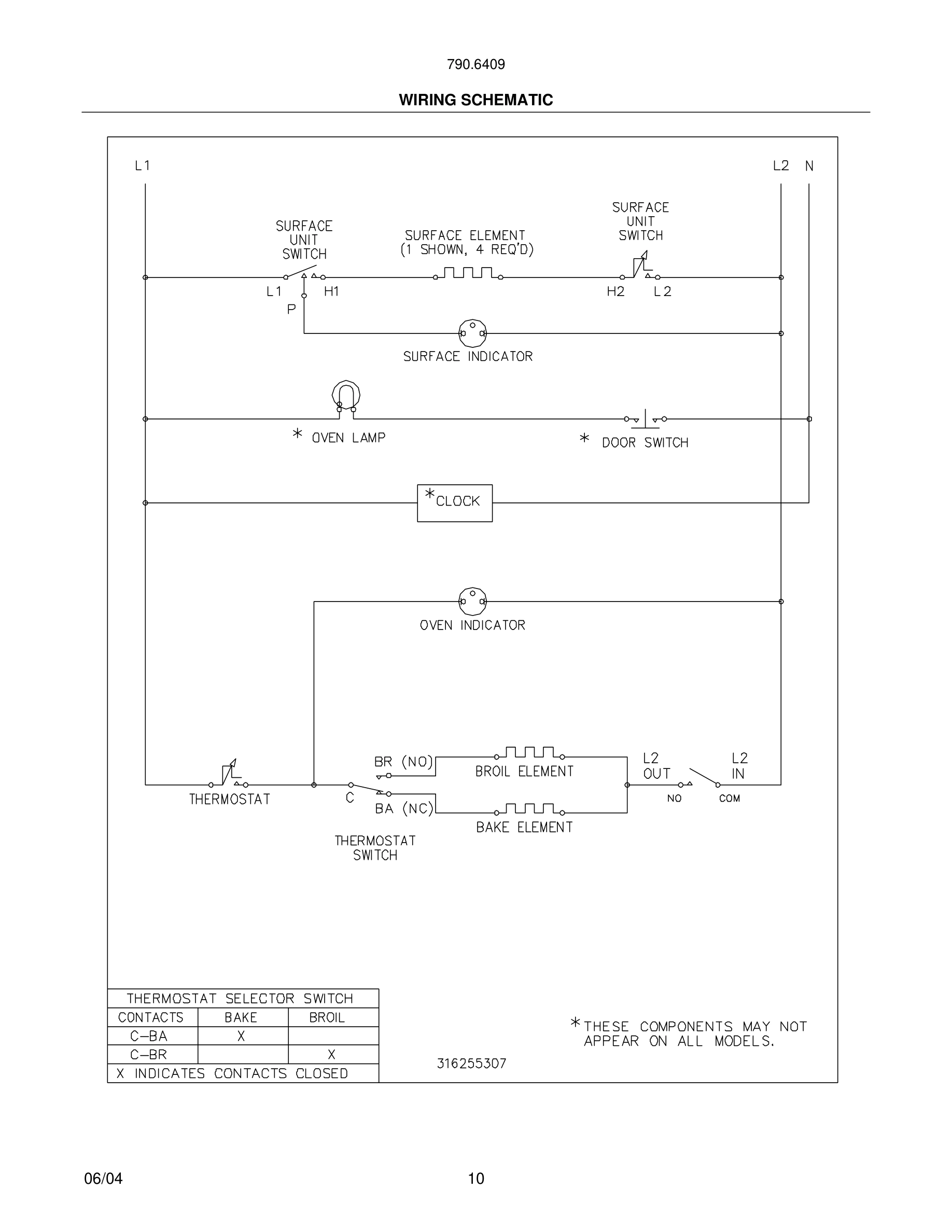 10 - WIRING SCHEMATIC