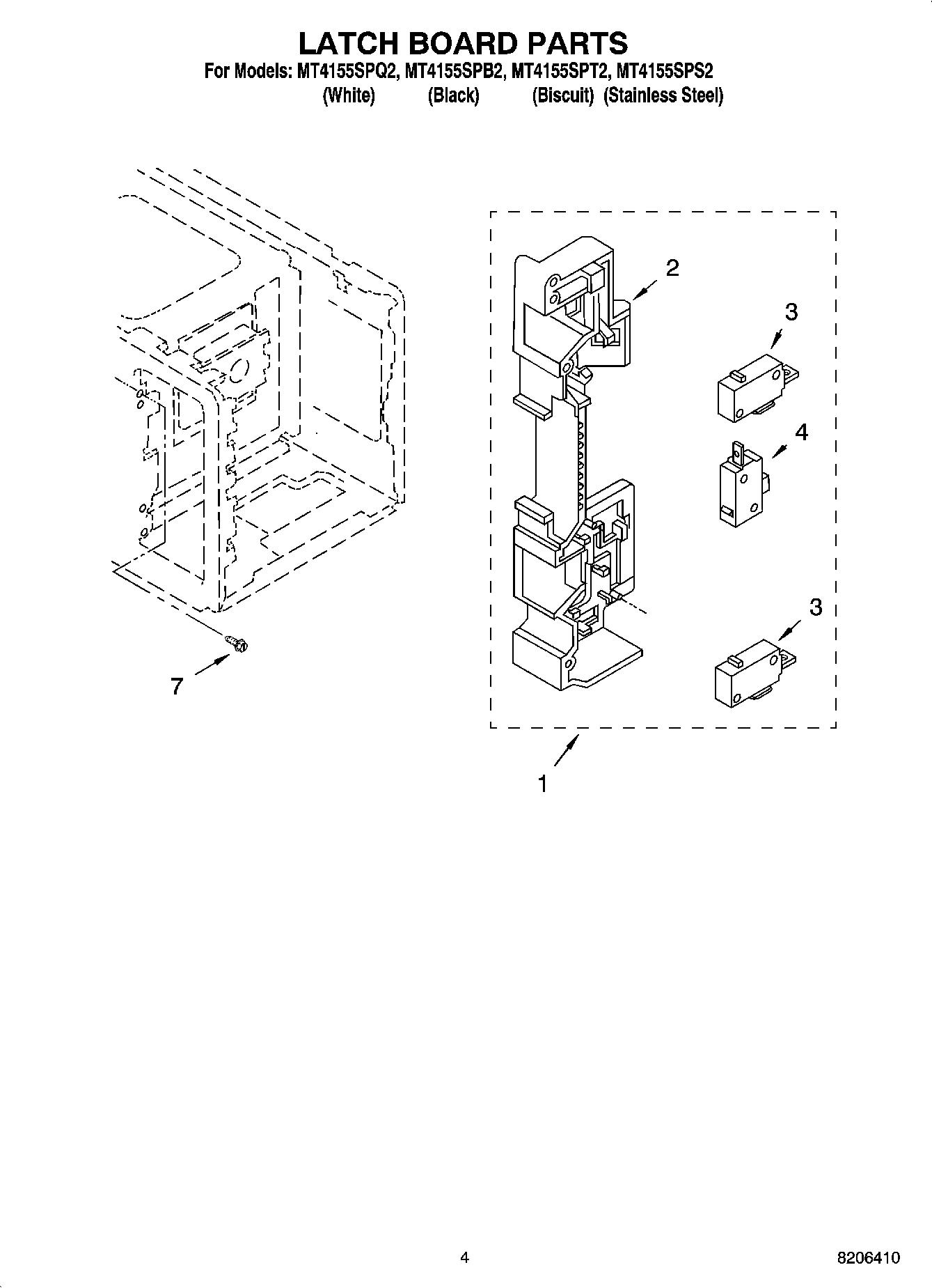 04 - LATCH BOARD PARTS