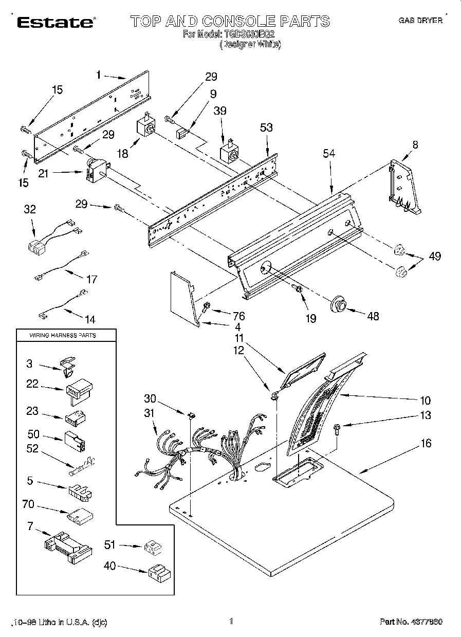 01 - TOP AND CONSOLE, LIT/OPTIONAL