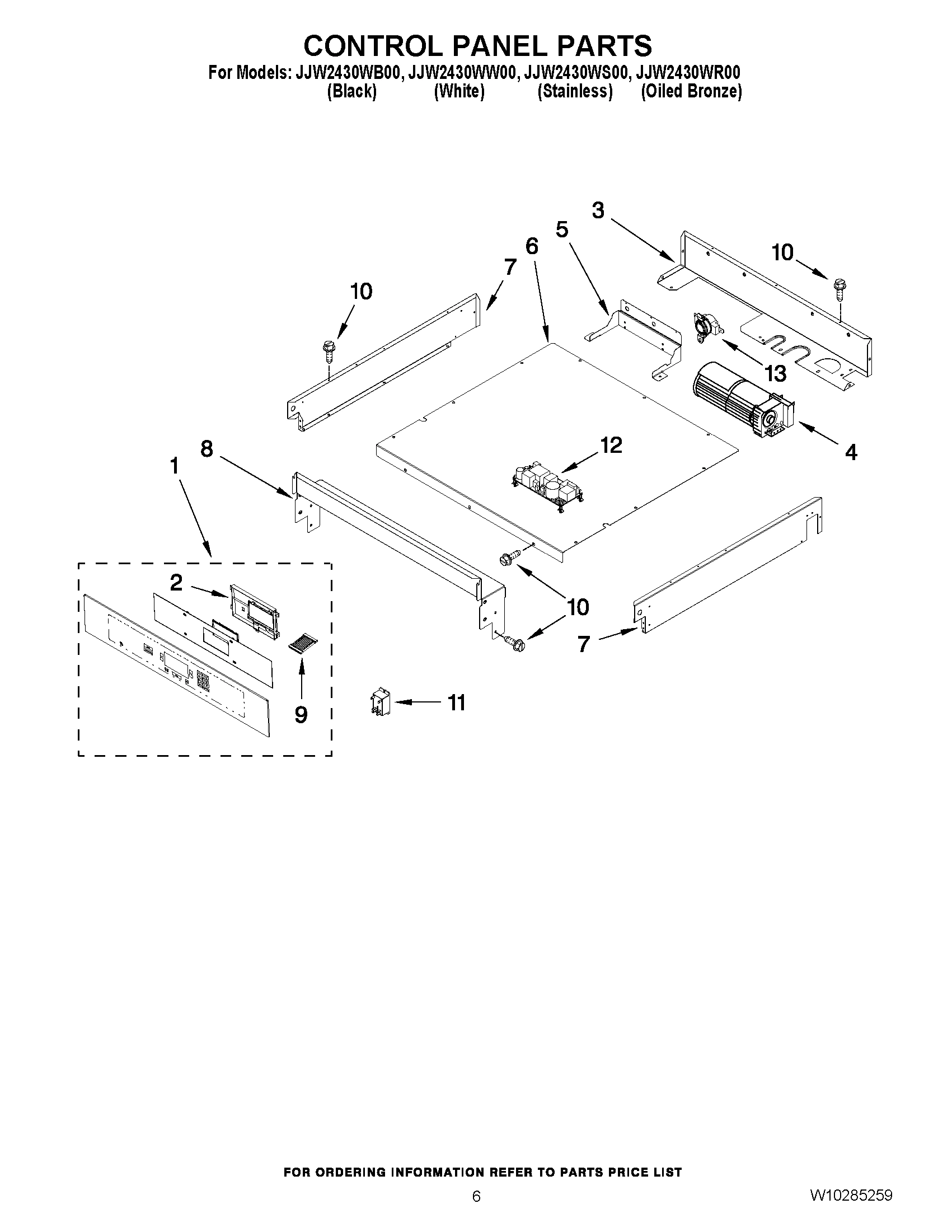 04 - CONTROL PANEL PARTS