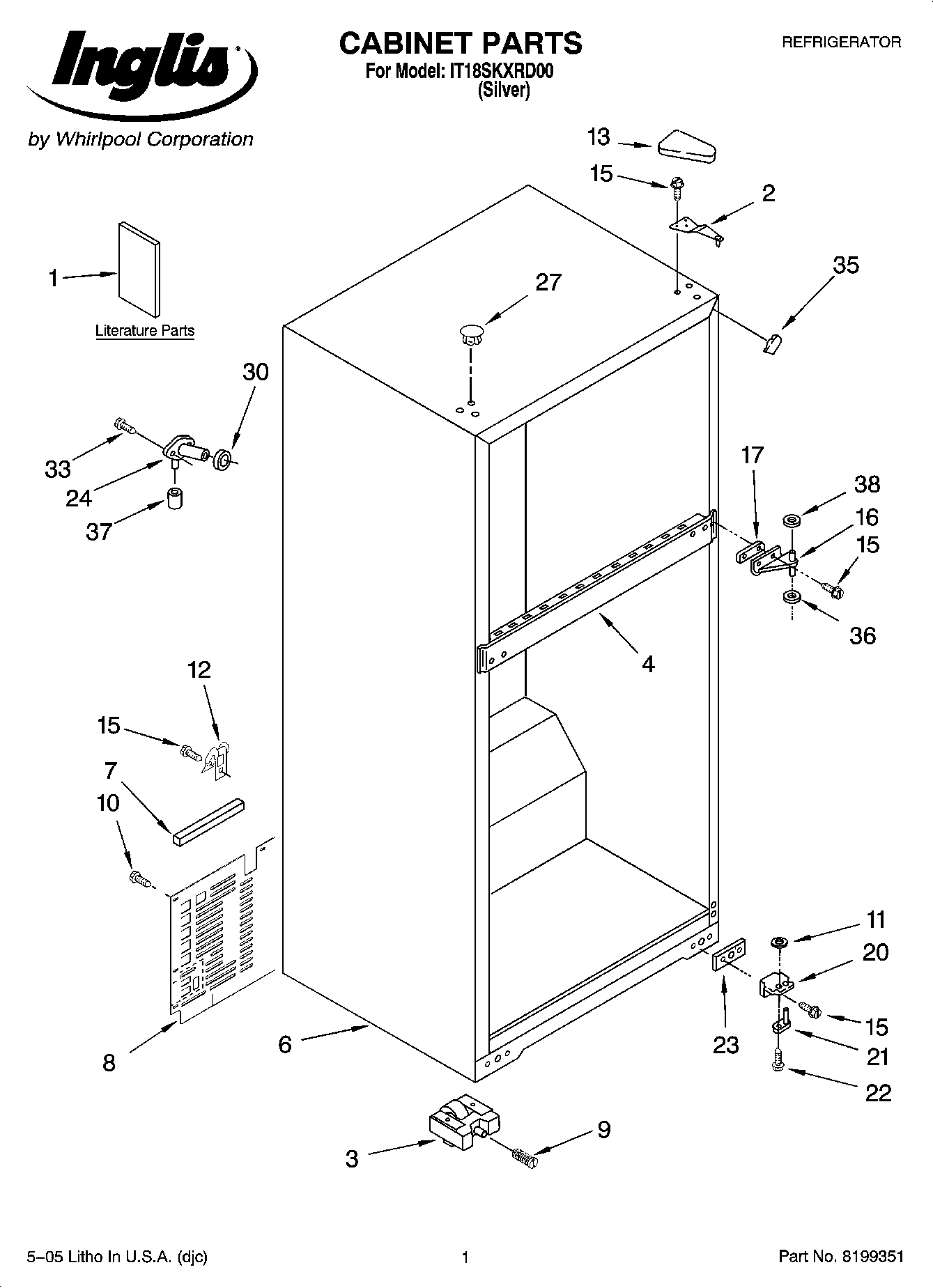01 - CABINET PARTS