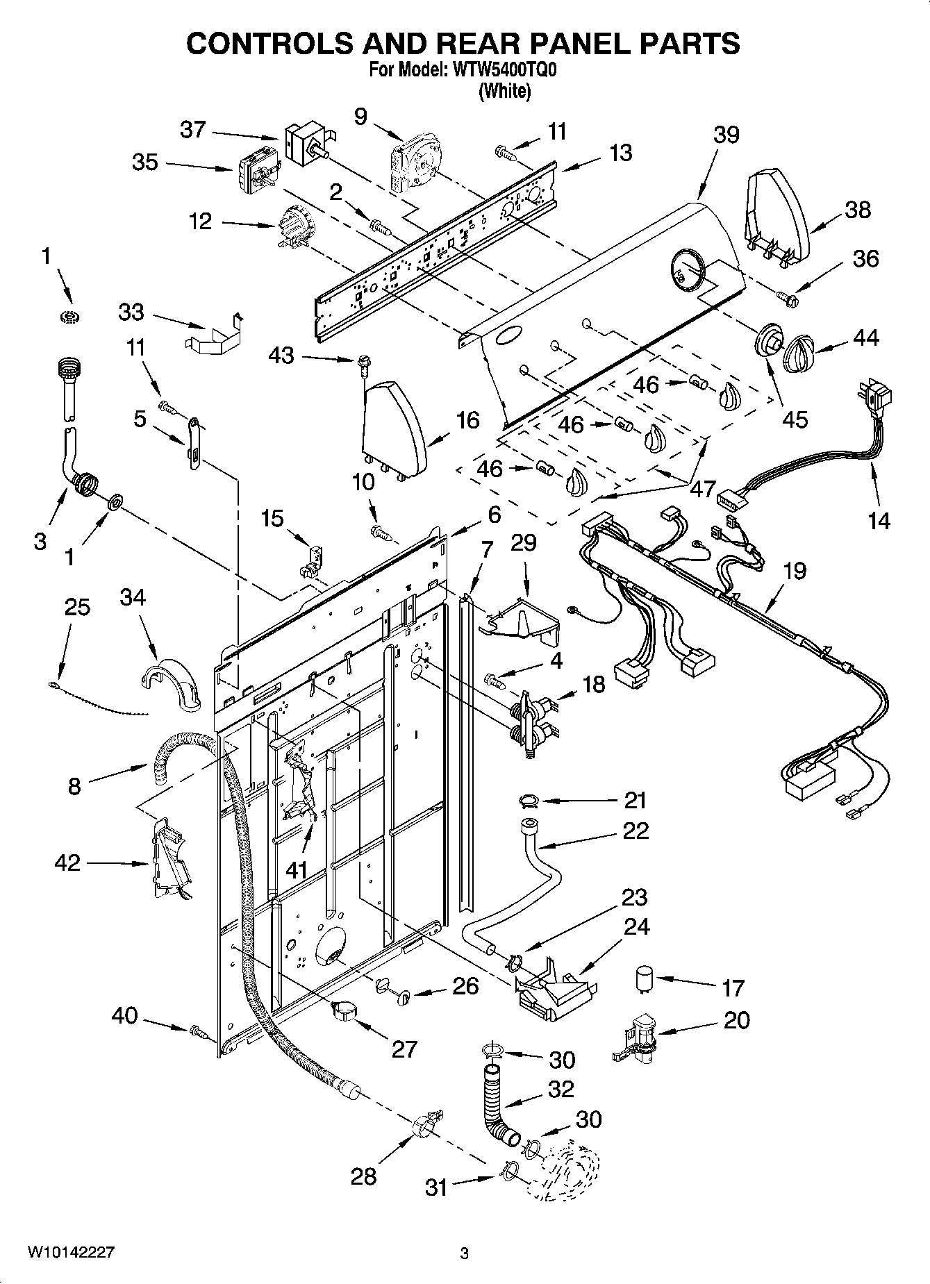 02 - CONTROLS AND REAR PANEL PARTS