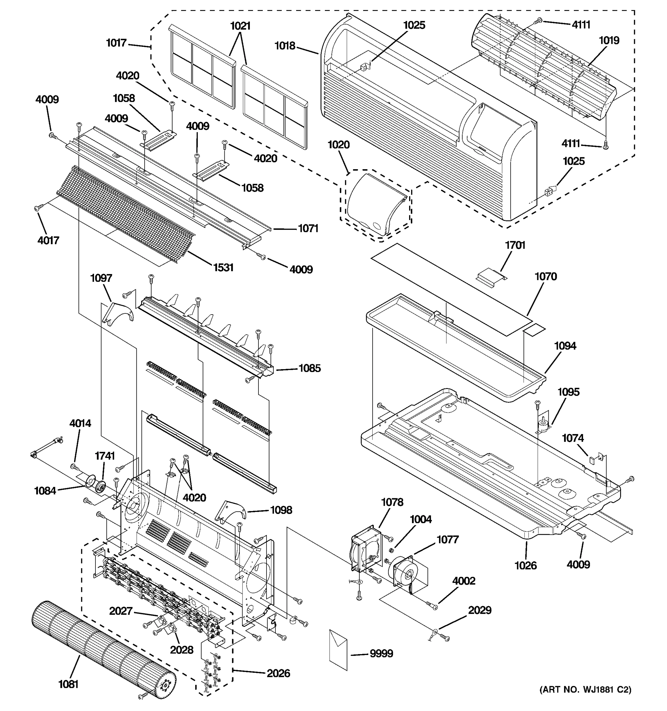 GRILLE & CHASSIS PARTS