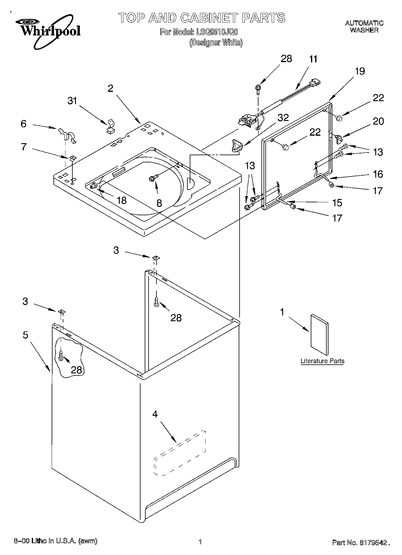 01 - TOP AND CABINET, LITERATURE