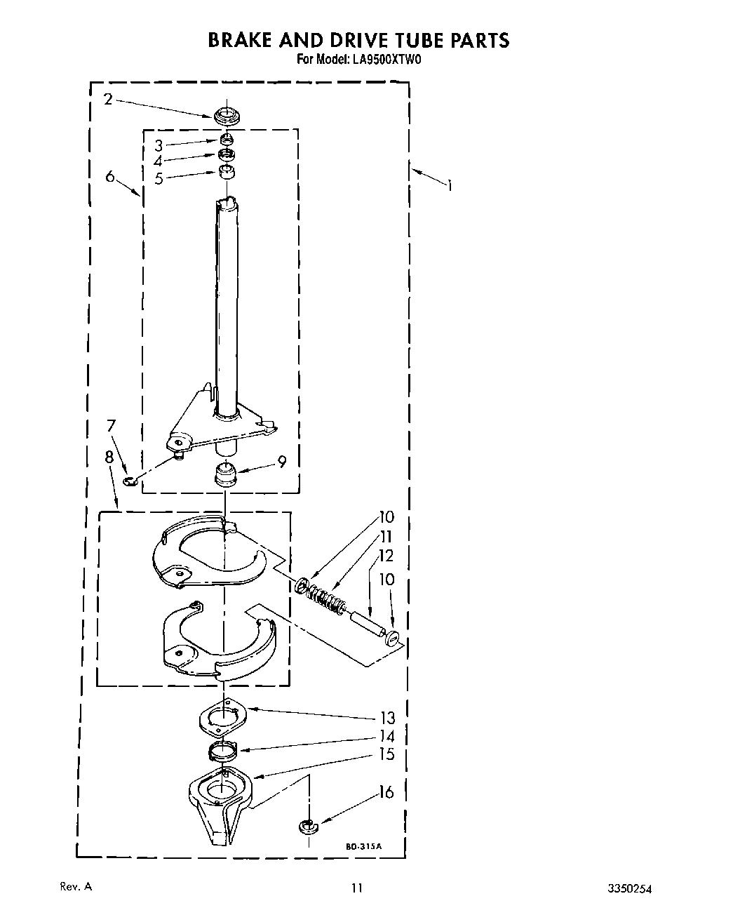 09 - BRAKE AND DRIVE TUBE