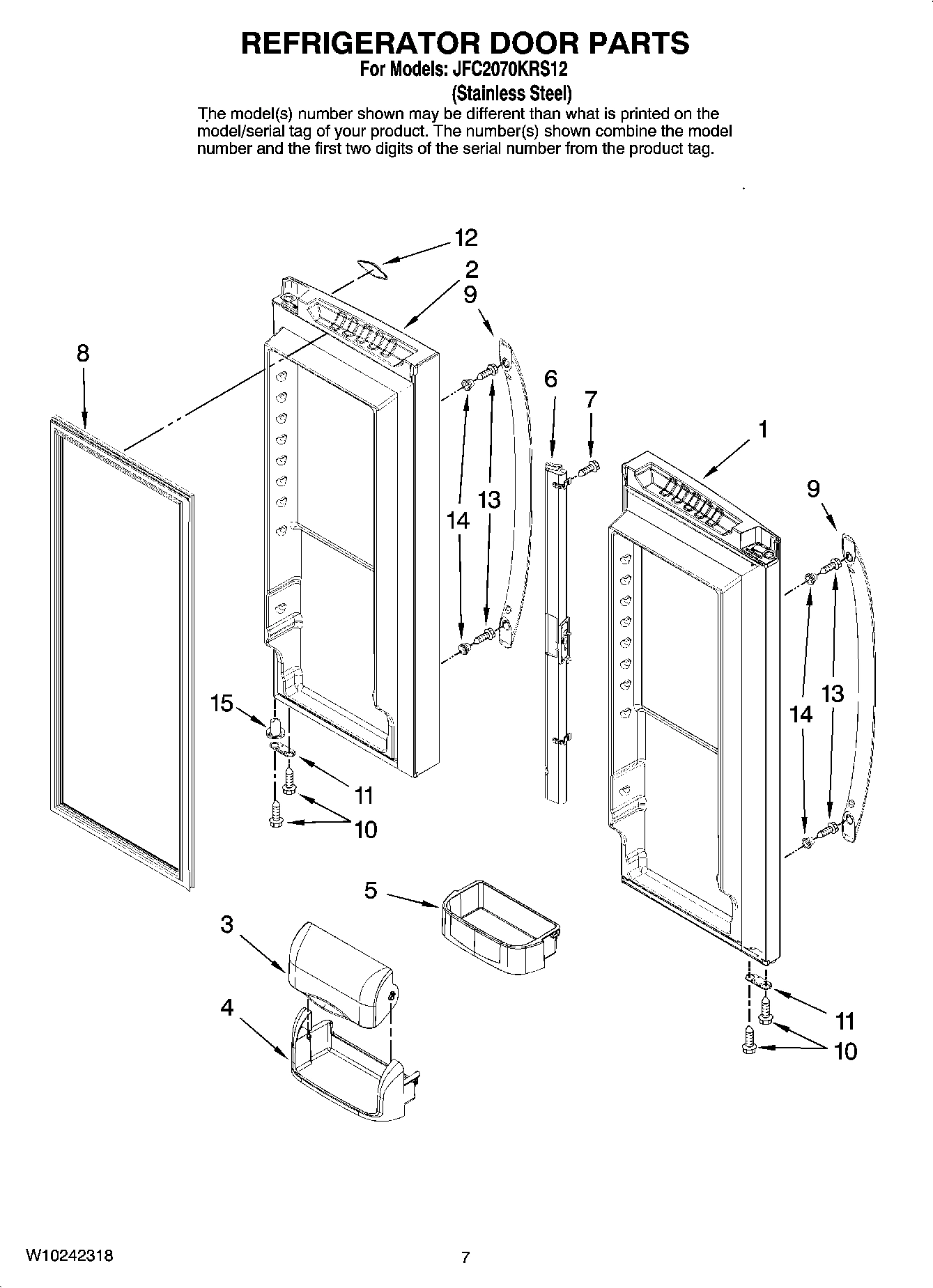 04 - REFRIGERATOR DOOR PARTS