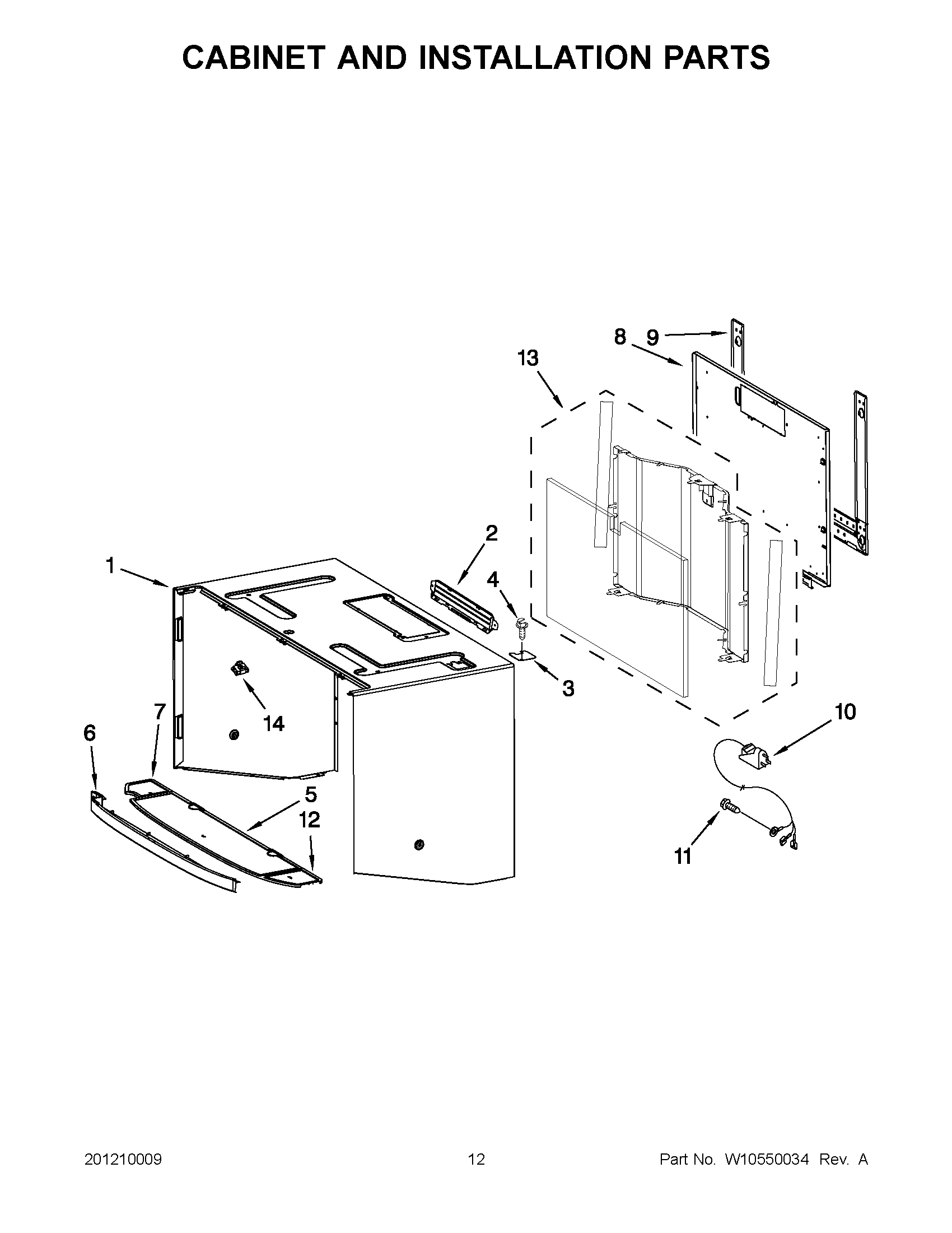 06 - CABINET AND INSTALLATION PARTS