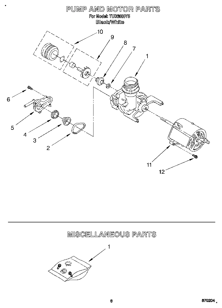 05 - PUMP AND MOTOR, MISCELLANEOUS