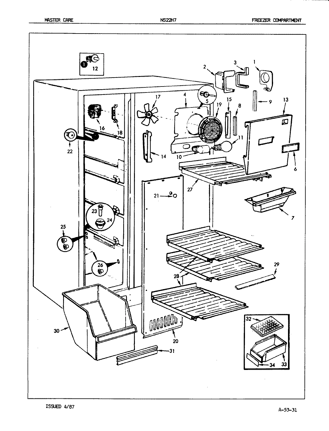 01 - FREEZER COMPARTMENT