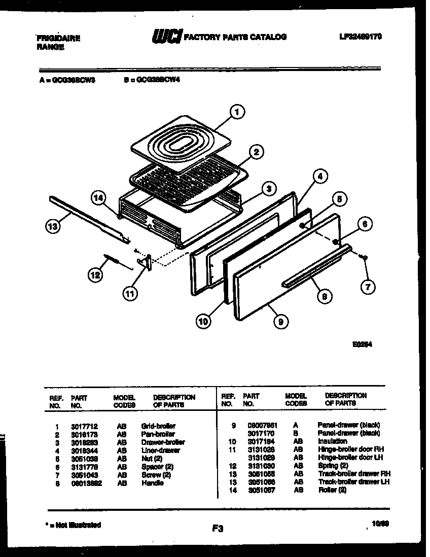 07 - BROILER DRAWER PARTS
